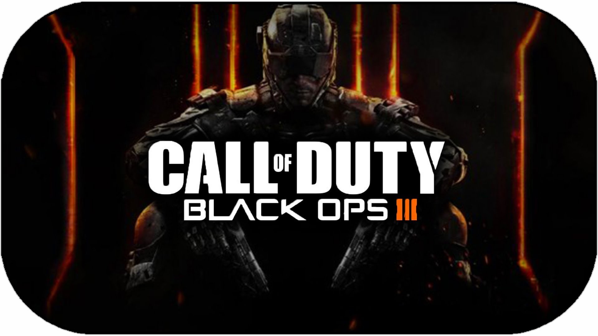 Call of Duty: Black Ops III, Logo, Soldato, Scuro, 1920x1080, sfondo per PC