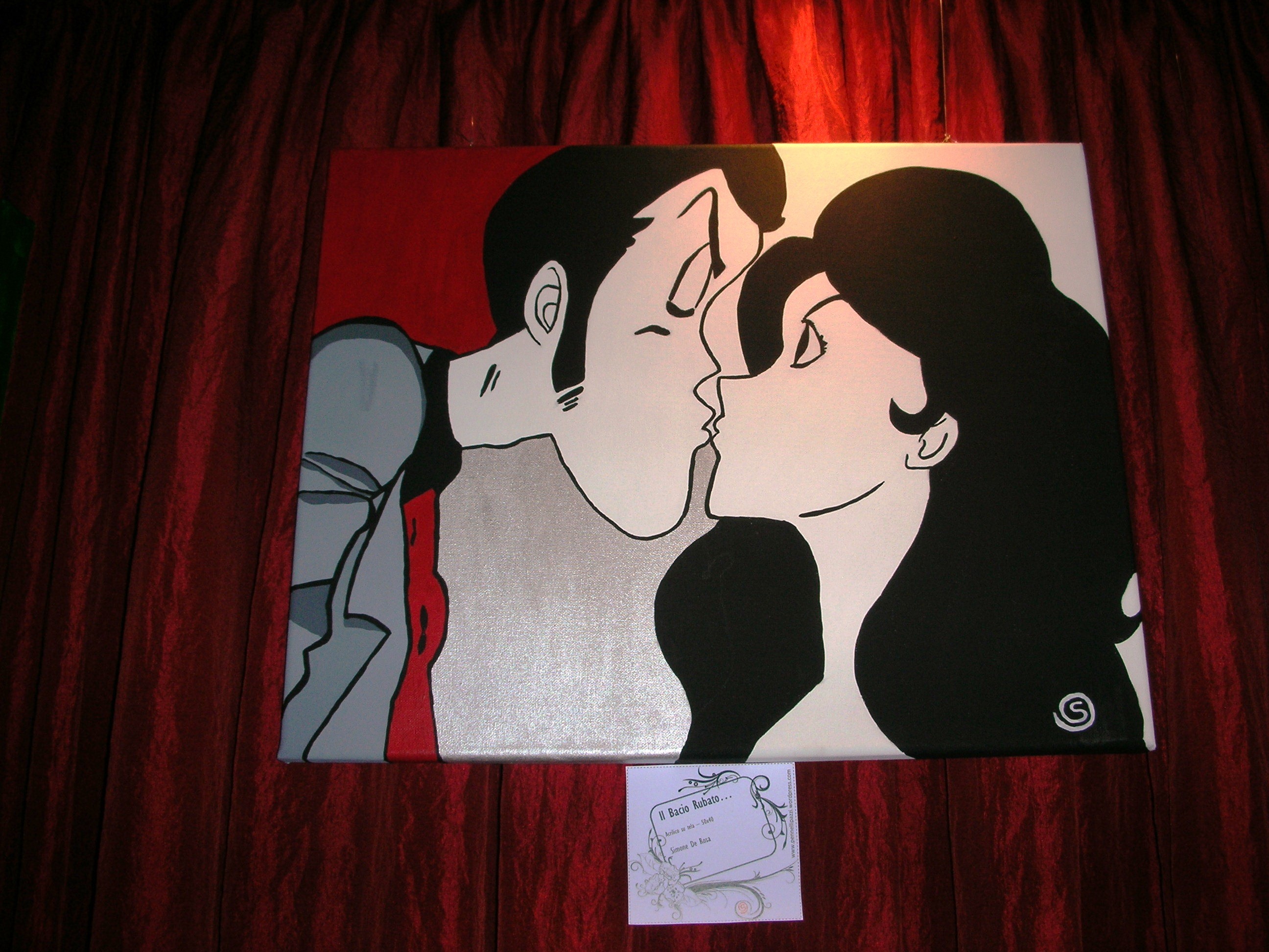 Lupin III, Margot, Fujiko Mine, Bacio, Quadro pop art, sfondo per iPad e tablet