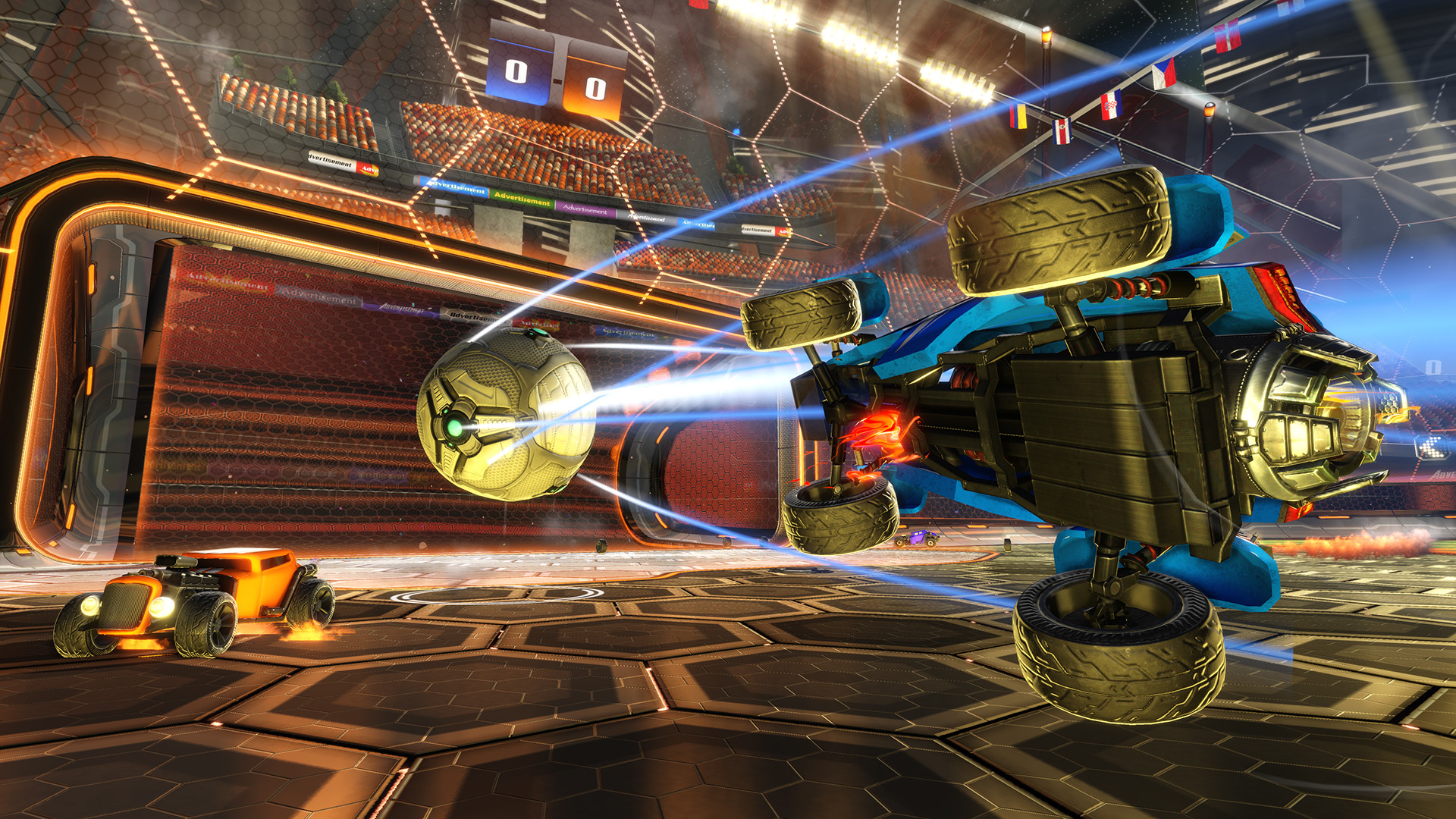 Rocket League, Pallone, Auto, Arena, Full HD, sfondo desktop