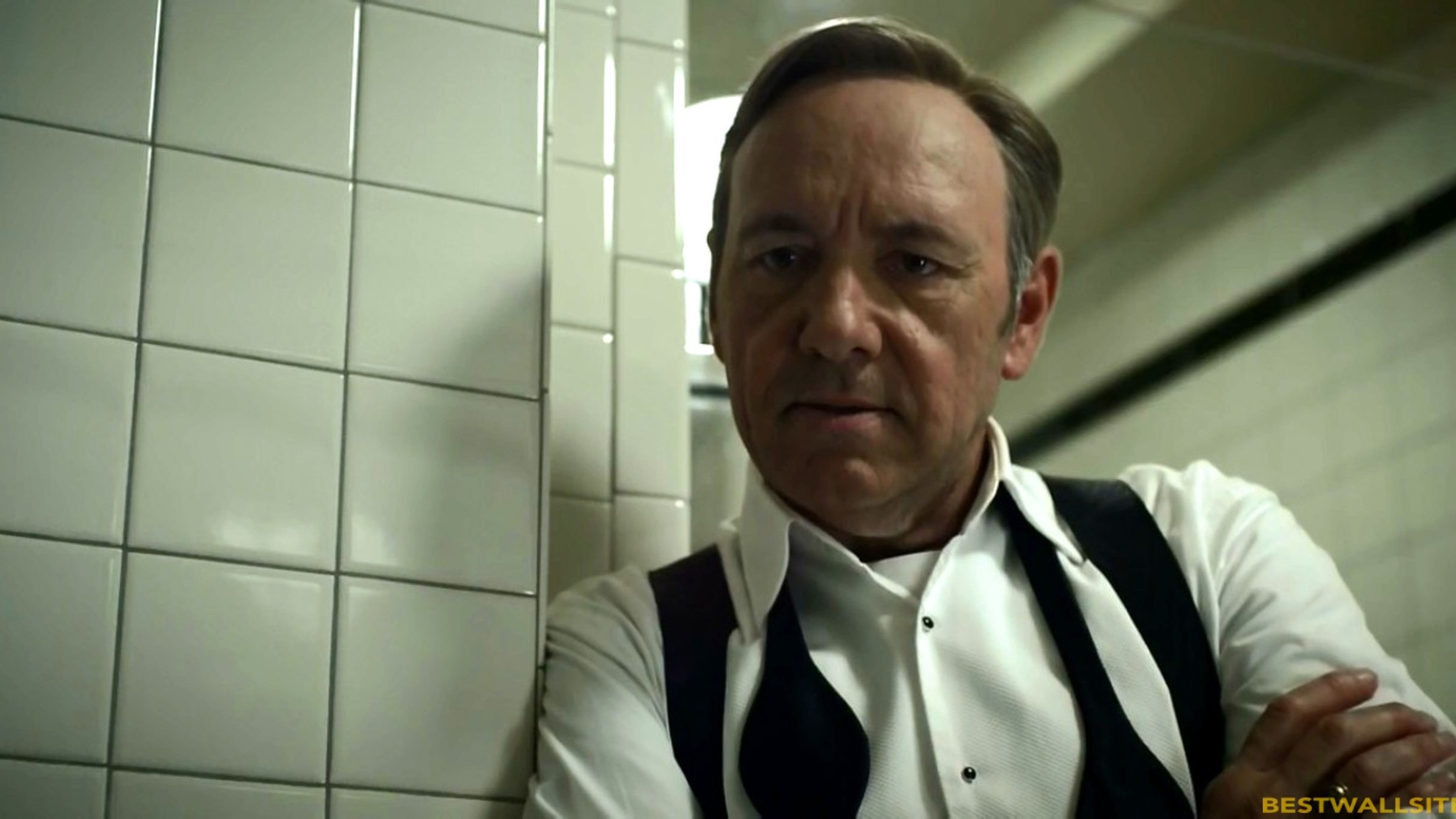 Frank Underwood, Kevin Spacey, House of Cards, Bagno, Gilet, Full HD, sfondo desktop
