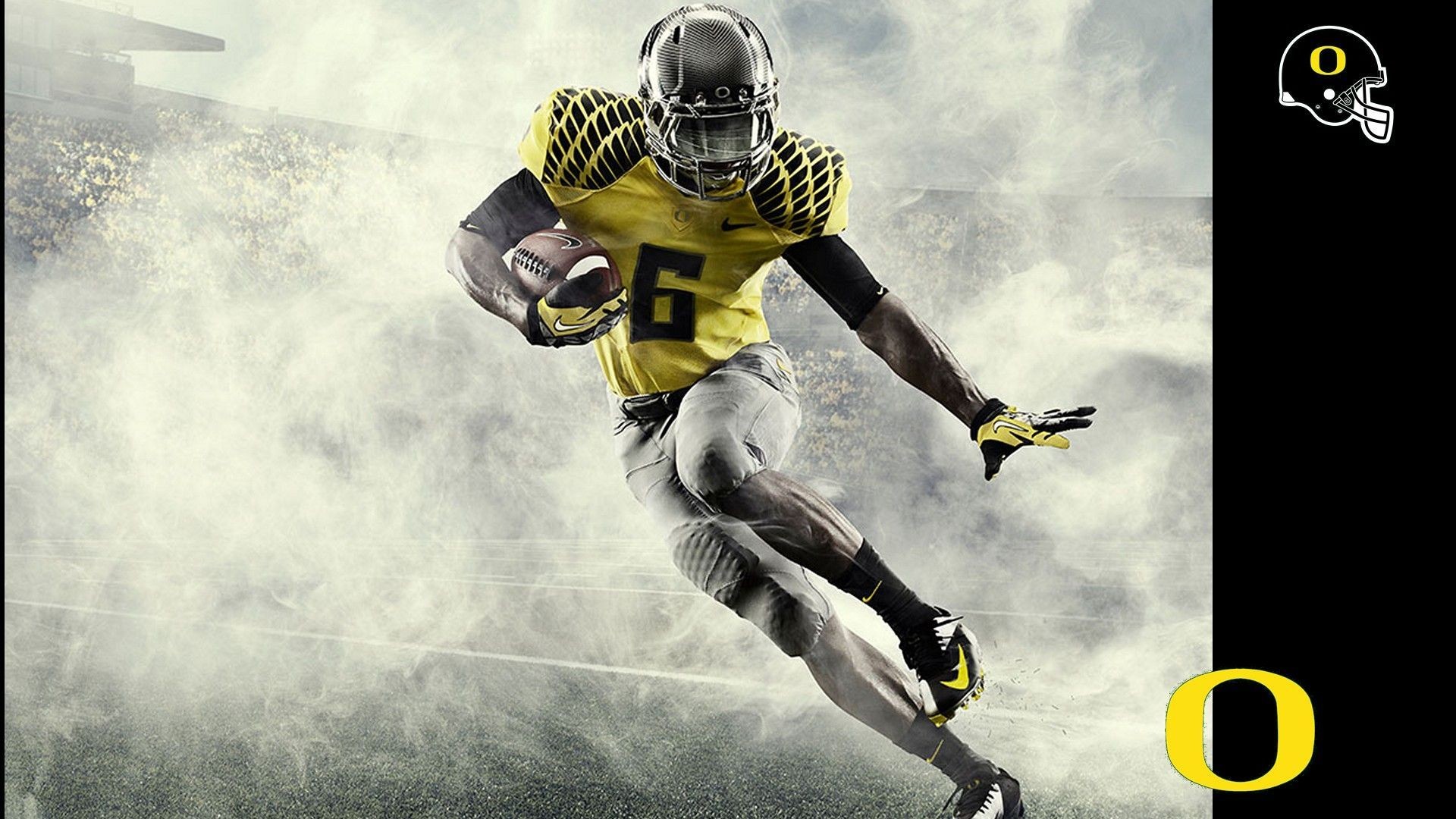 Oregon Ducks, Football americano, Giocatore, Fumo, Full HD 1080p, sfondo desktop