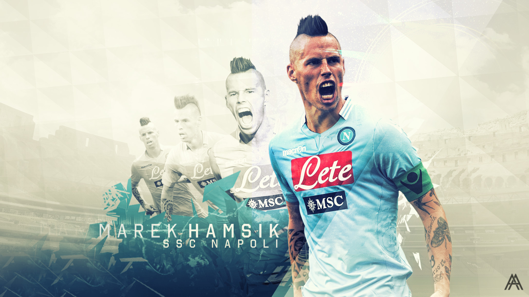 Marek Hamšík, SSC Napoli, Calcio, Cresta, Lete, Full HD, sfondo per PC e portatile