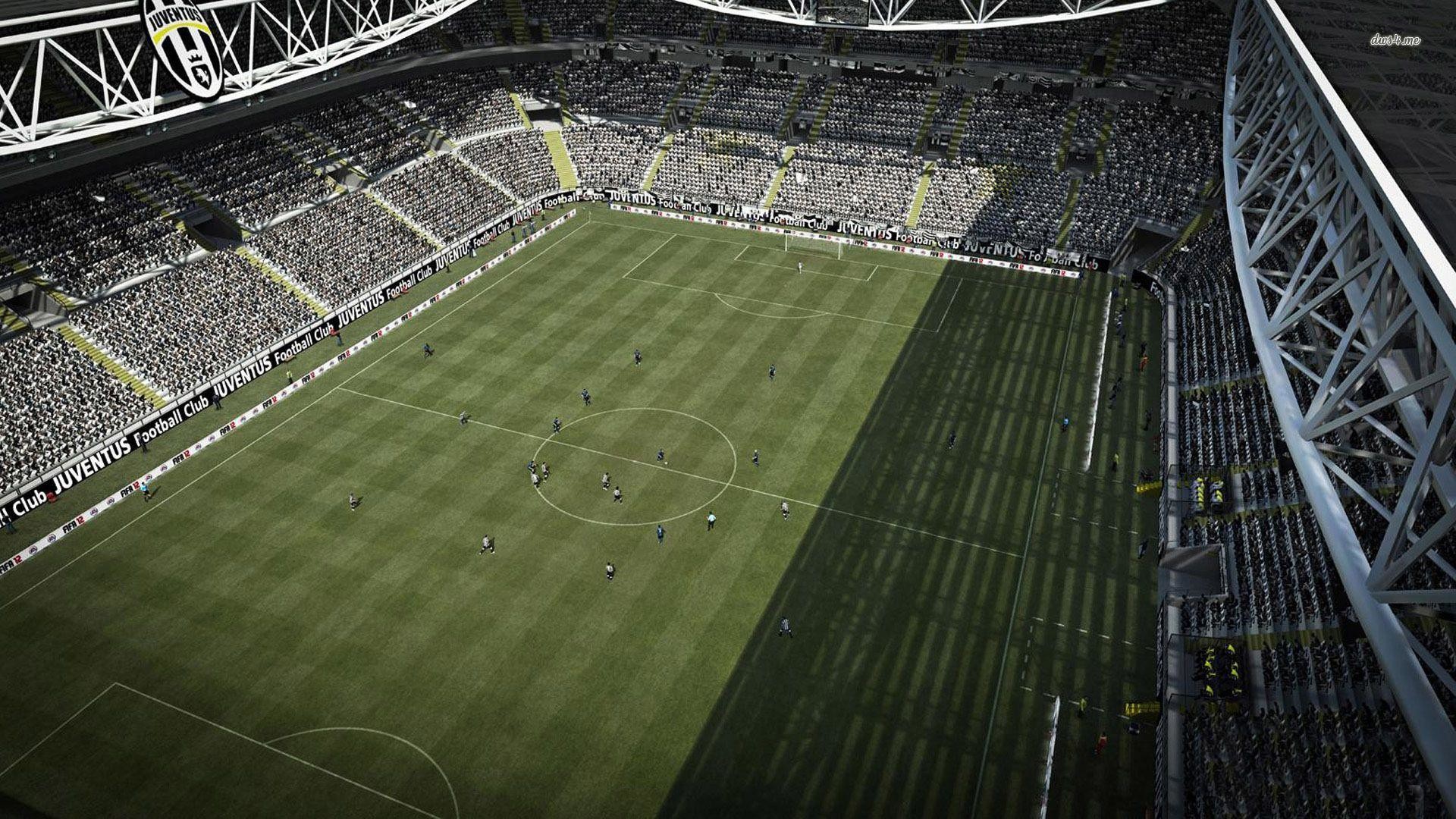 Juventus Stadium, Campo da calcio, Vista dall'alto, Tribune, Full HD 1080p, sfondo desktop