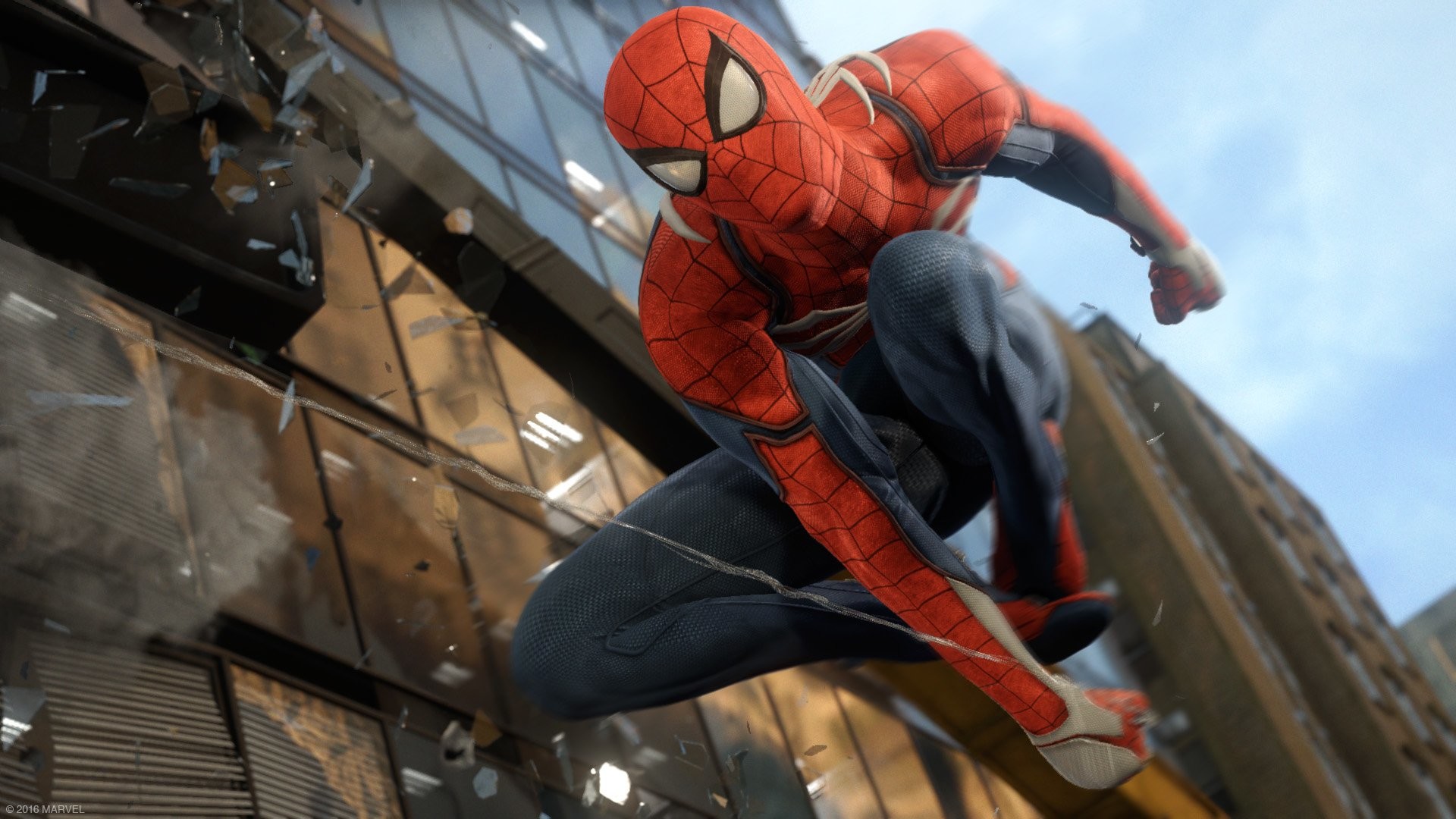 Spider-Man, Marvel's Spider-Man, Insomniac Games, Città, 16:9 Full HD, sfondo widescreen
