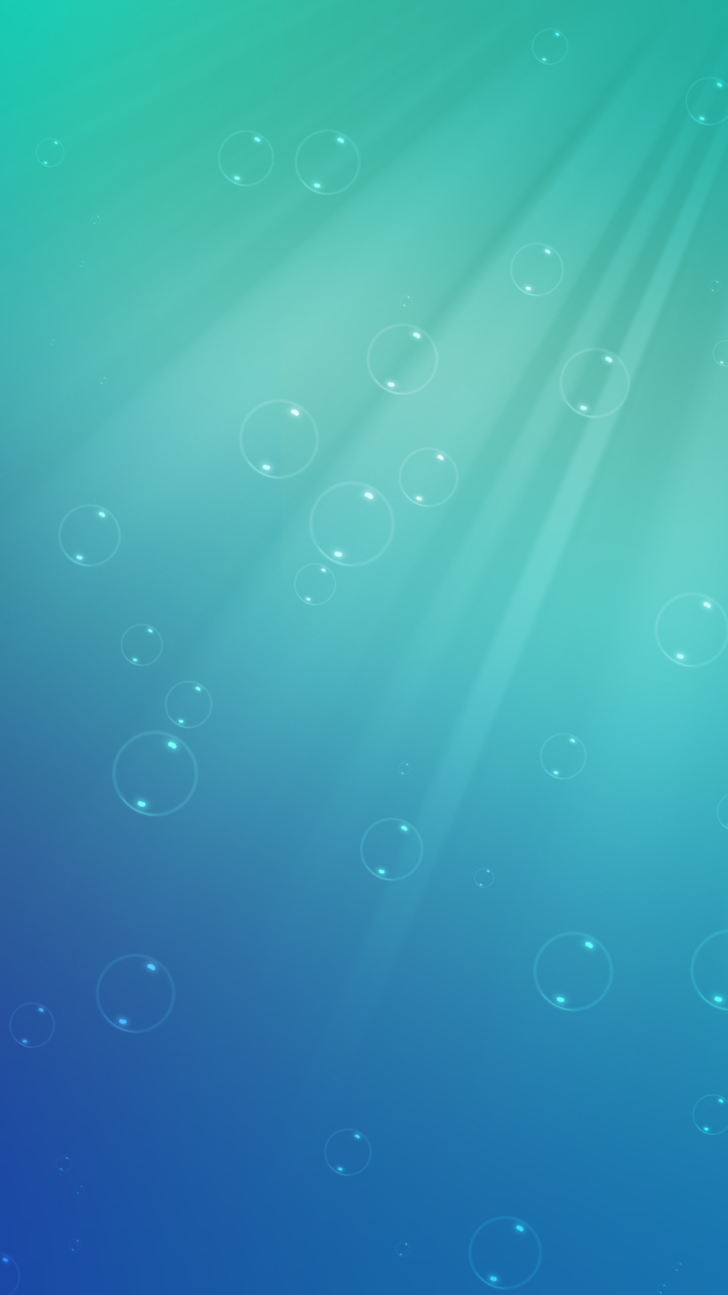 Raggi di luce, Sott'acqua, Turchese, Sfumatura, QHD+, sfondo Galaxy S7 Edge