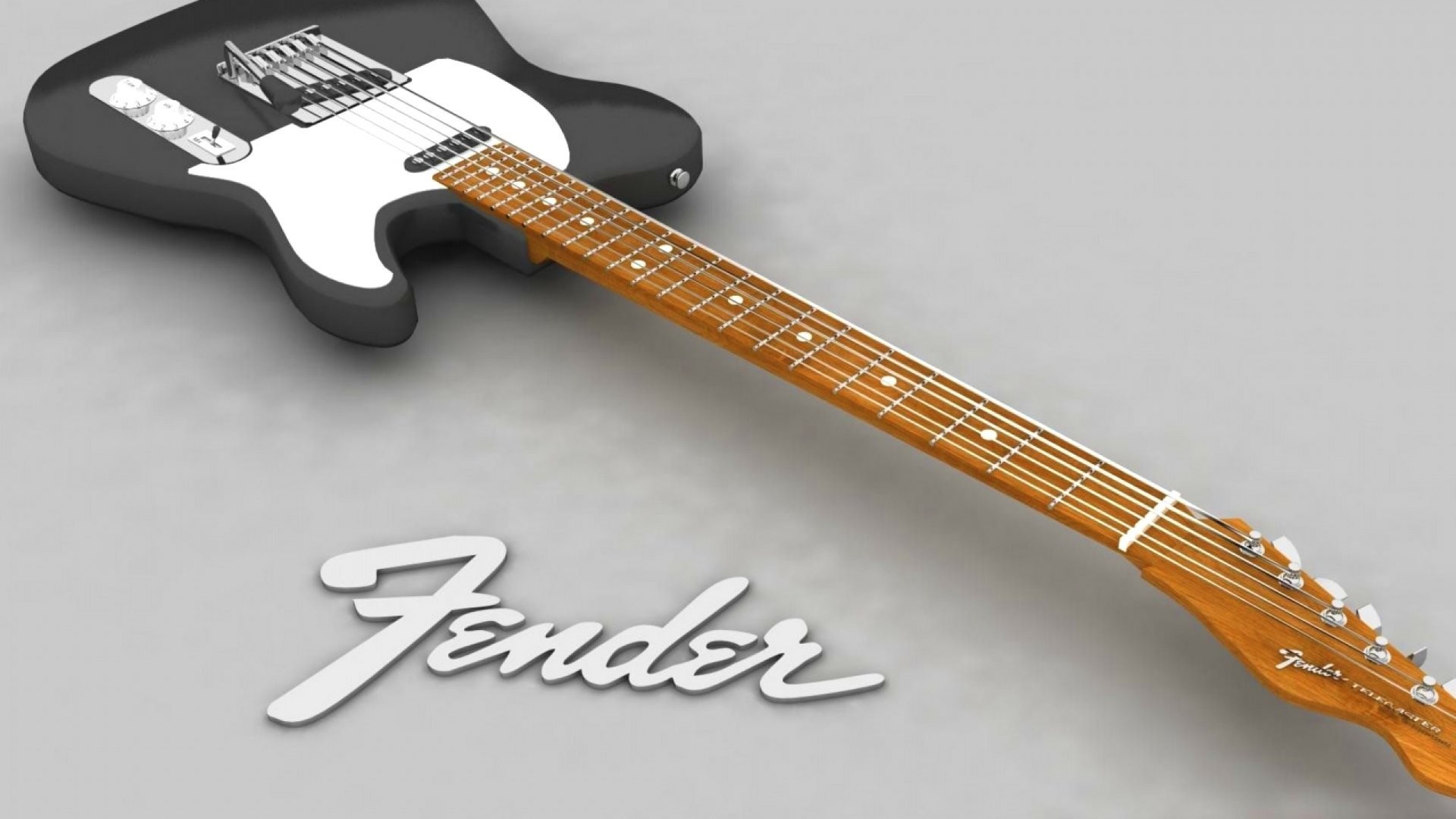 Fender Telecaster, Fender, Chitarra elettrica, Grigio, Full HD, sfondo Windows 11