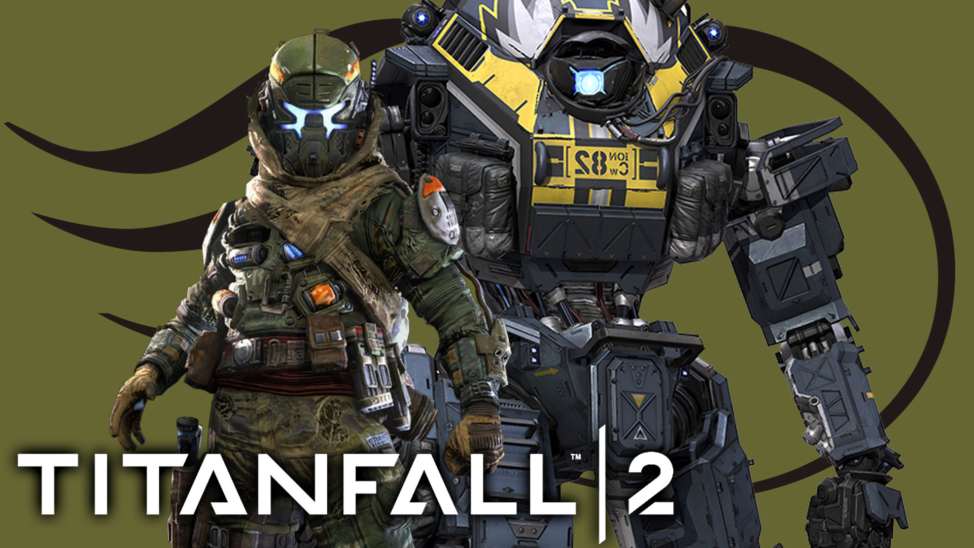 Titanfall 2, Jack Cooper, BT-7274, Pilota, Verde oliva, Full HD, wallpaper desktop