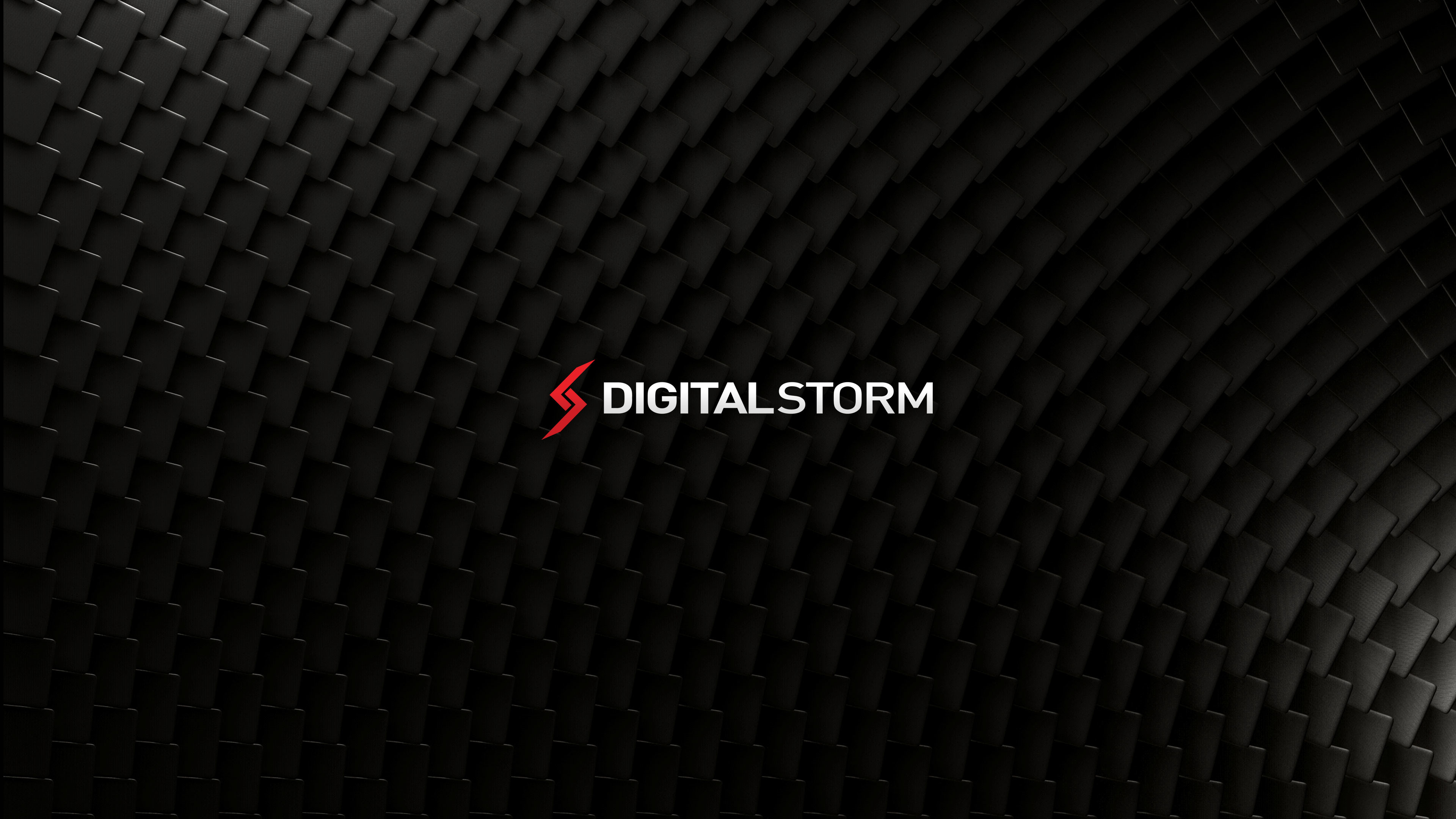 Digital Storm, Logo, Fibra di carbonio, Nero, 16:9 4K, sfondo widescreen