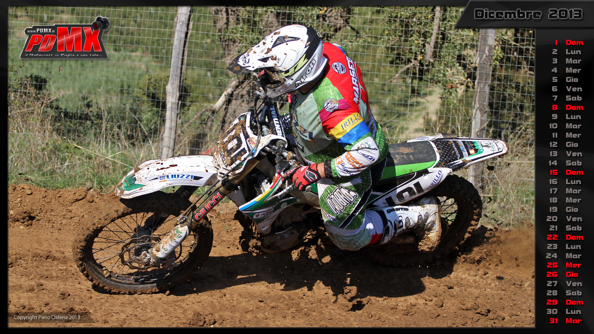 Kawasaki KX, Motocross, Calendario, Dicembre 2013, Curva, 1920x1080, immagine di sfondo