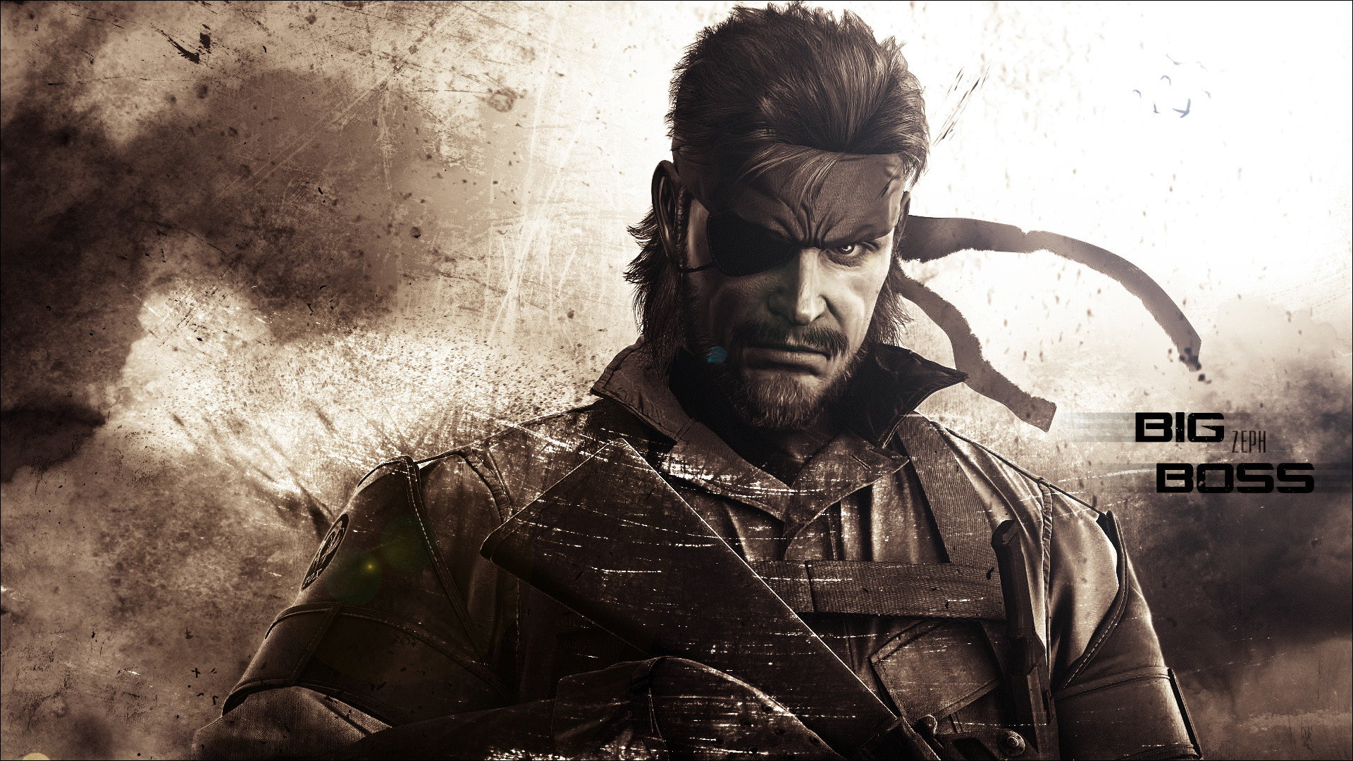 Big Boss, Metal Gear Solid, Bandana, Primo piano, Full HD, sfondo per portatile