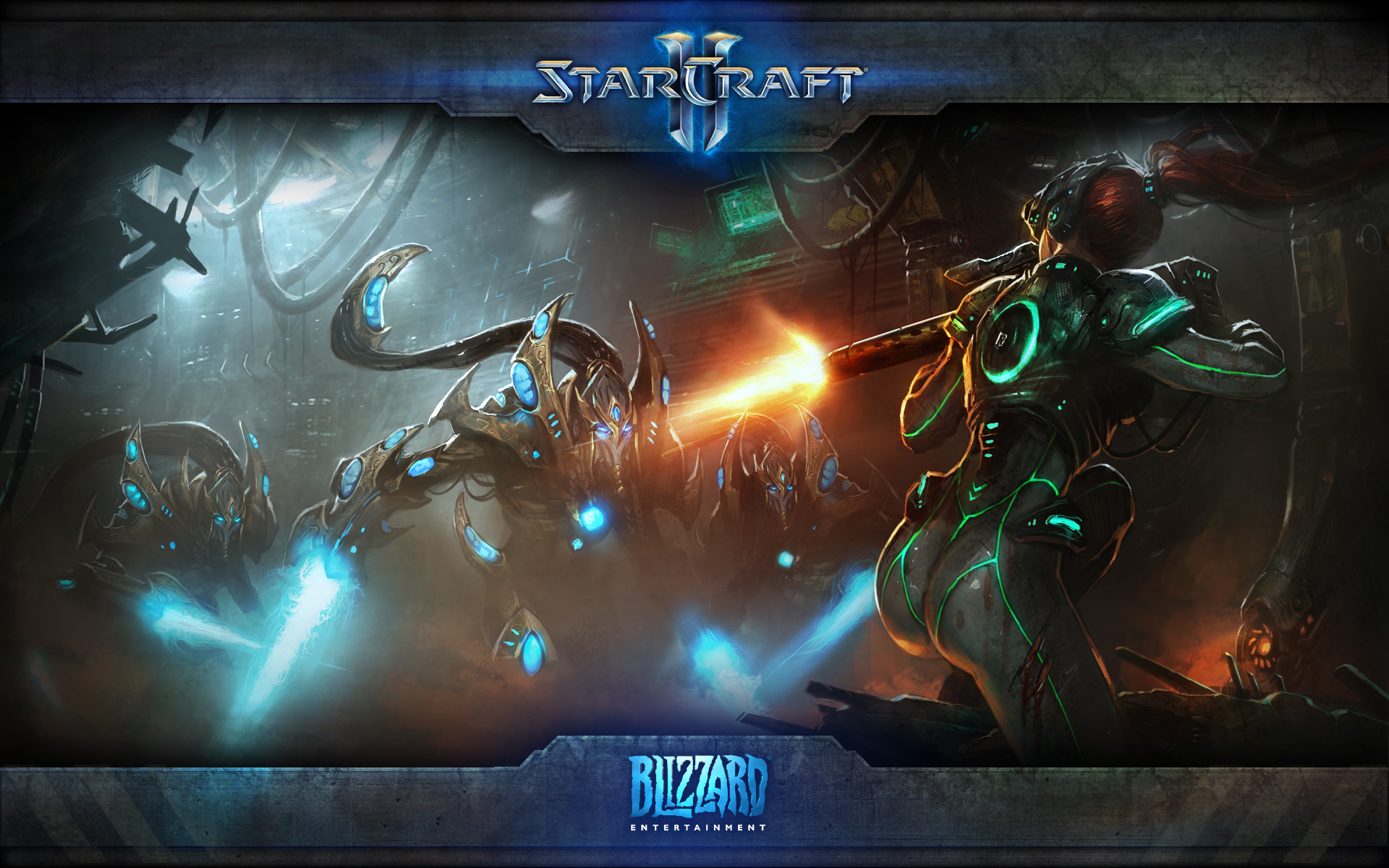 StarCraft II, Blizzard Entertainment, Protoss, Battaglia, 1920x1200, sfondo per PC