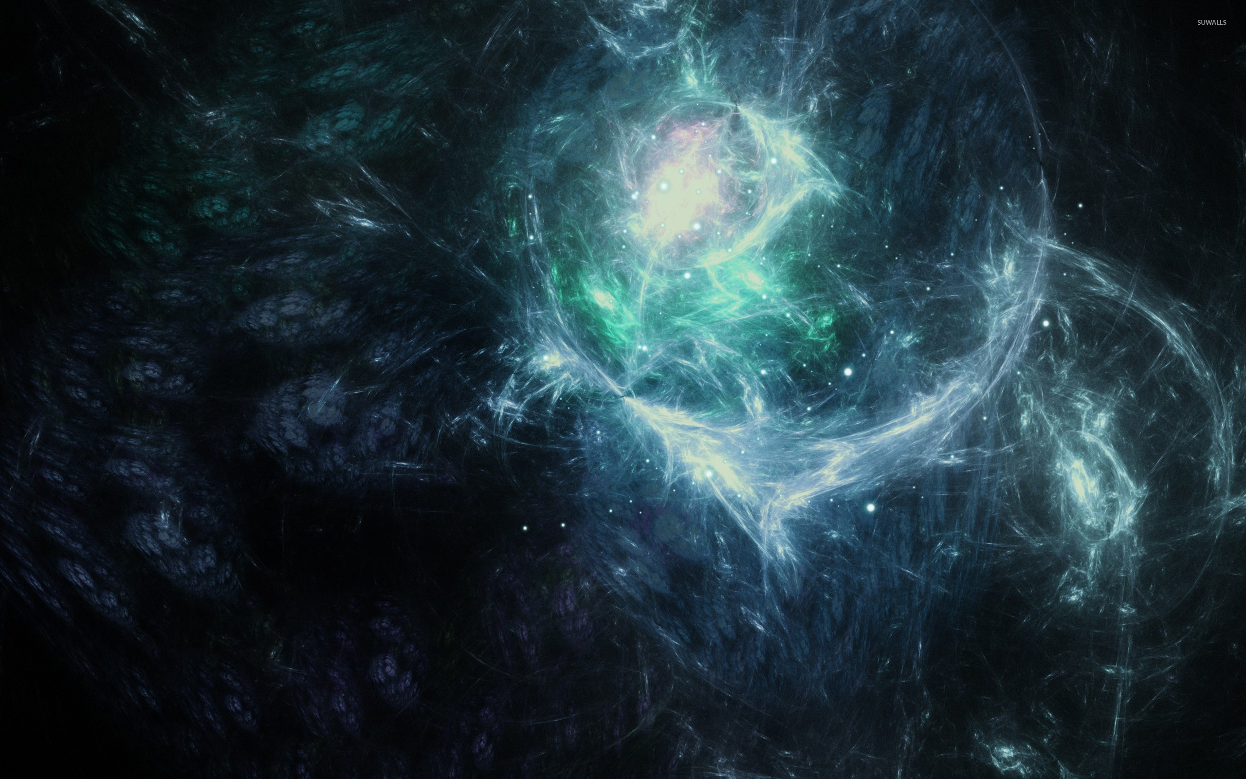Nebulosa, Frattale, Spazio, Arte digitale, 2560x1600, immagine di sfondo
