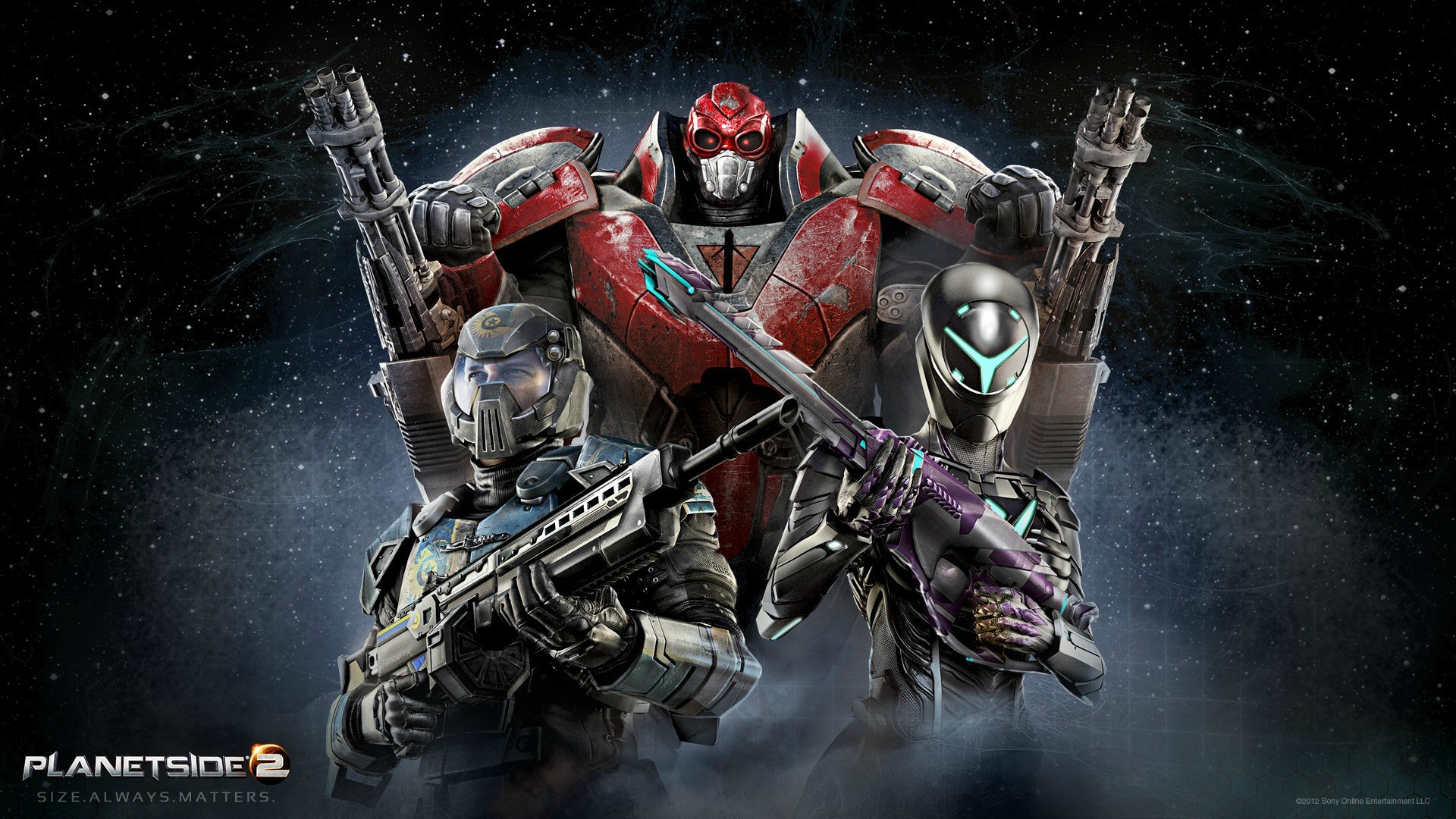 PlanetSide 2, Soldati, Fazioni, Fantascienza, sfondo PC Full HD