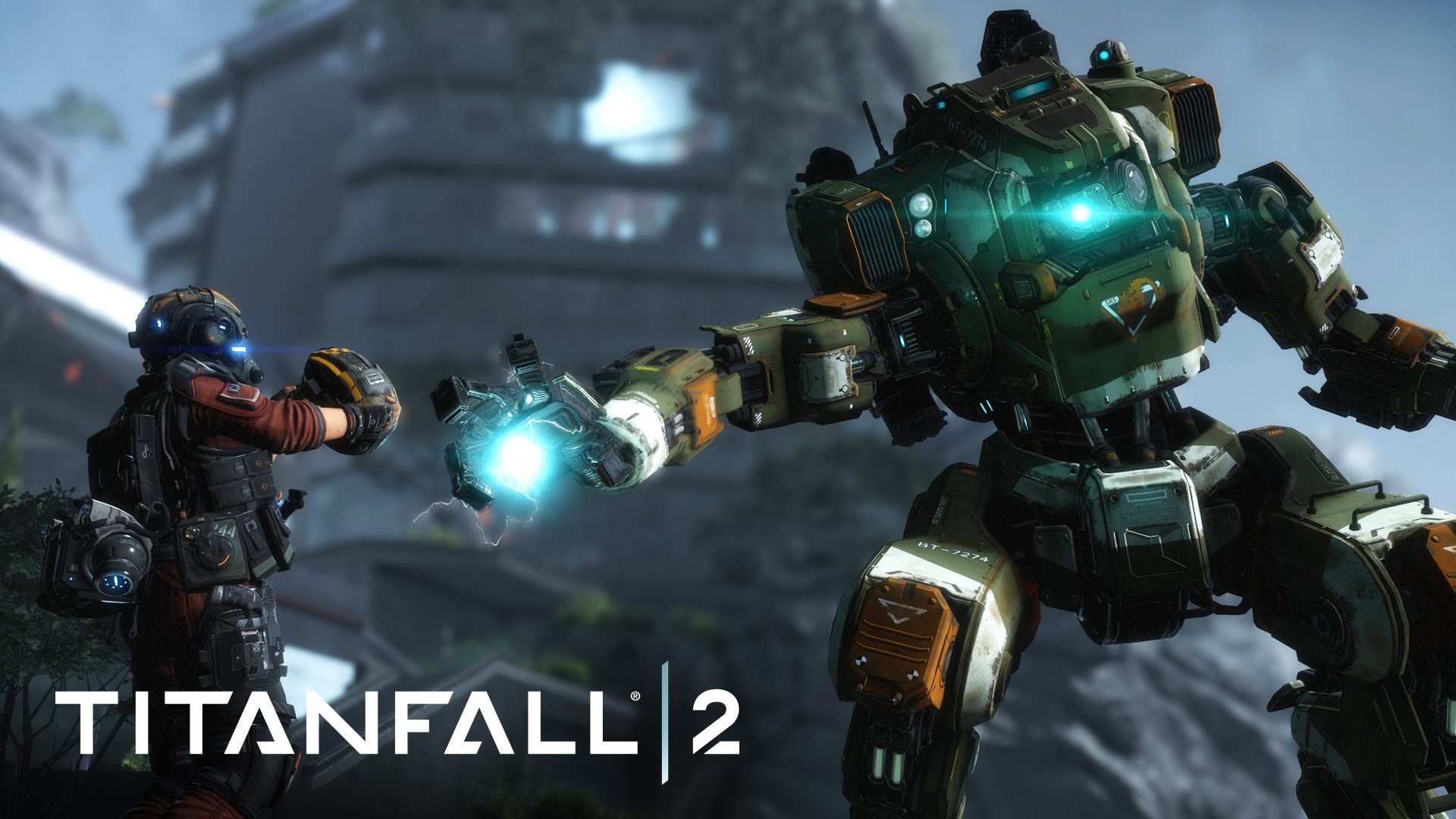 Titanfall 2, BT-7274, Pilota, Titano, 16:9 Full HD, sfondo widescreen
