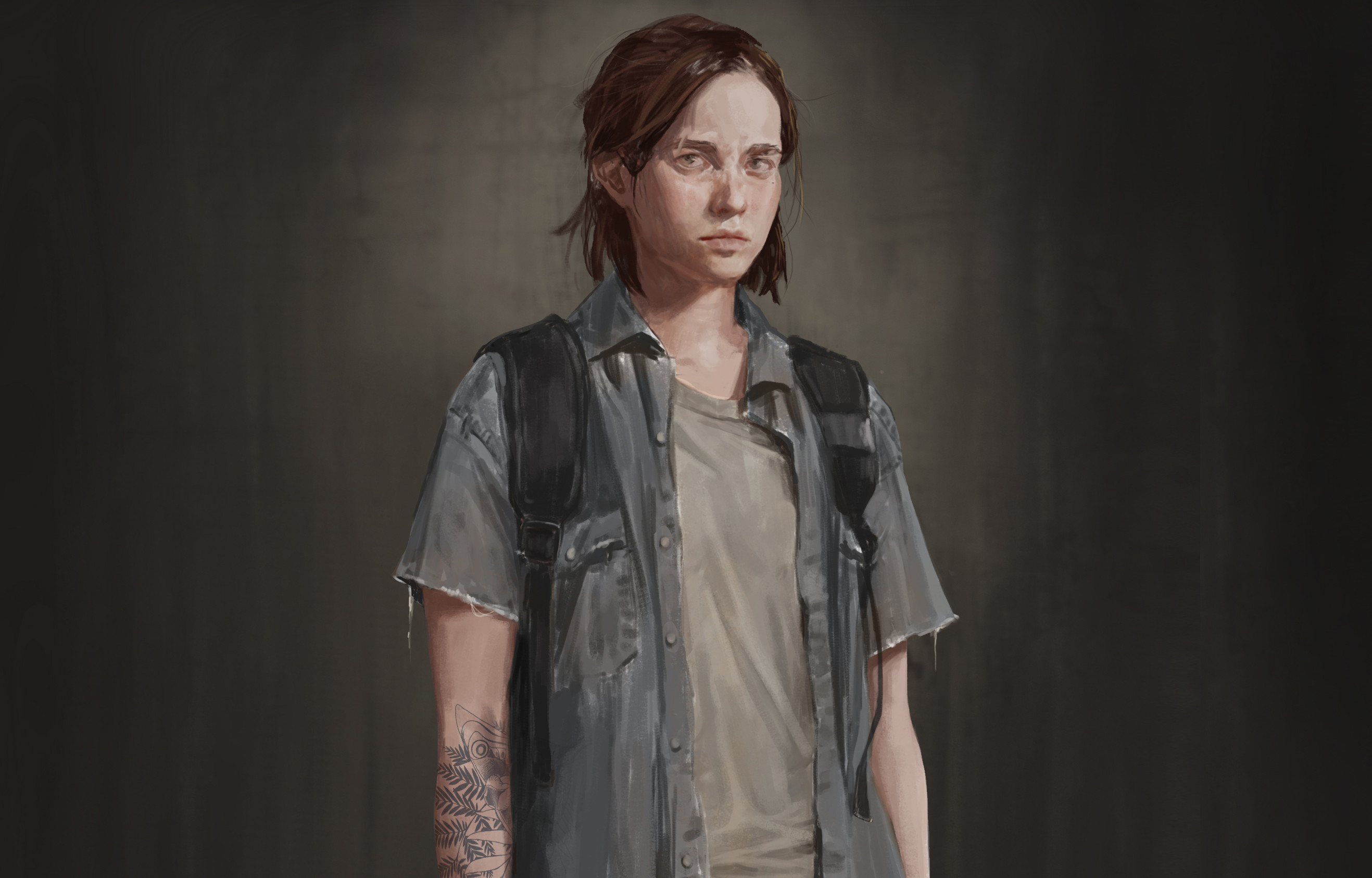 The Last of Us Parte II, Ellie, Ritratto, Zaino, 2K, sfondo per PC e portatile