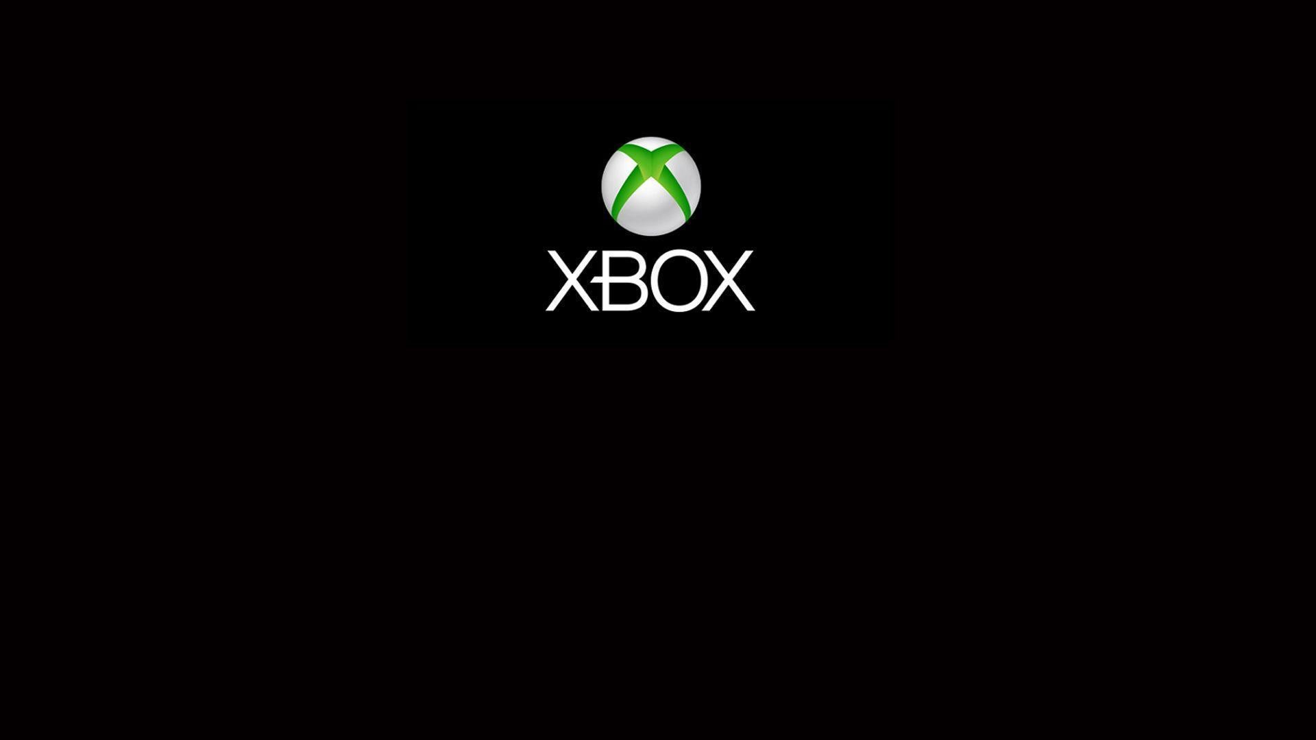 Logo Xbox, Sfondo nero, Full HD, wallpaper desktop