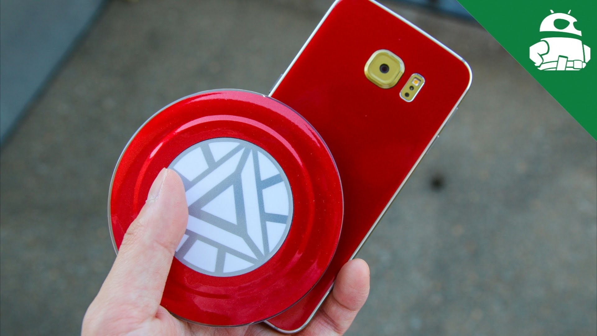 Samsung Galaxy S6 Edge, Iron Man, Caricatore wireless, Arc reactor, sfondo Full HD per computer