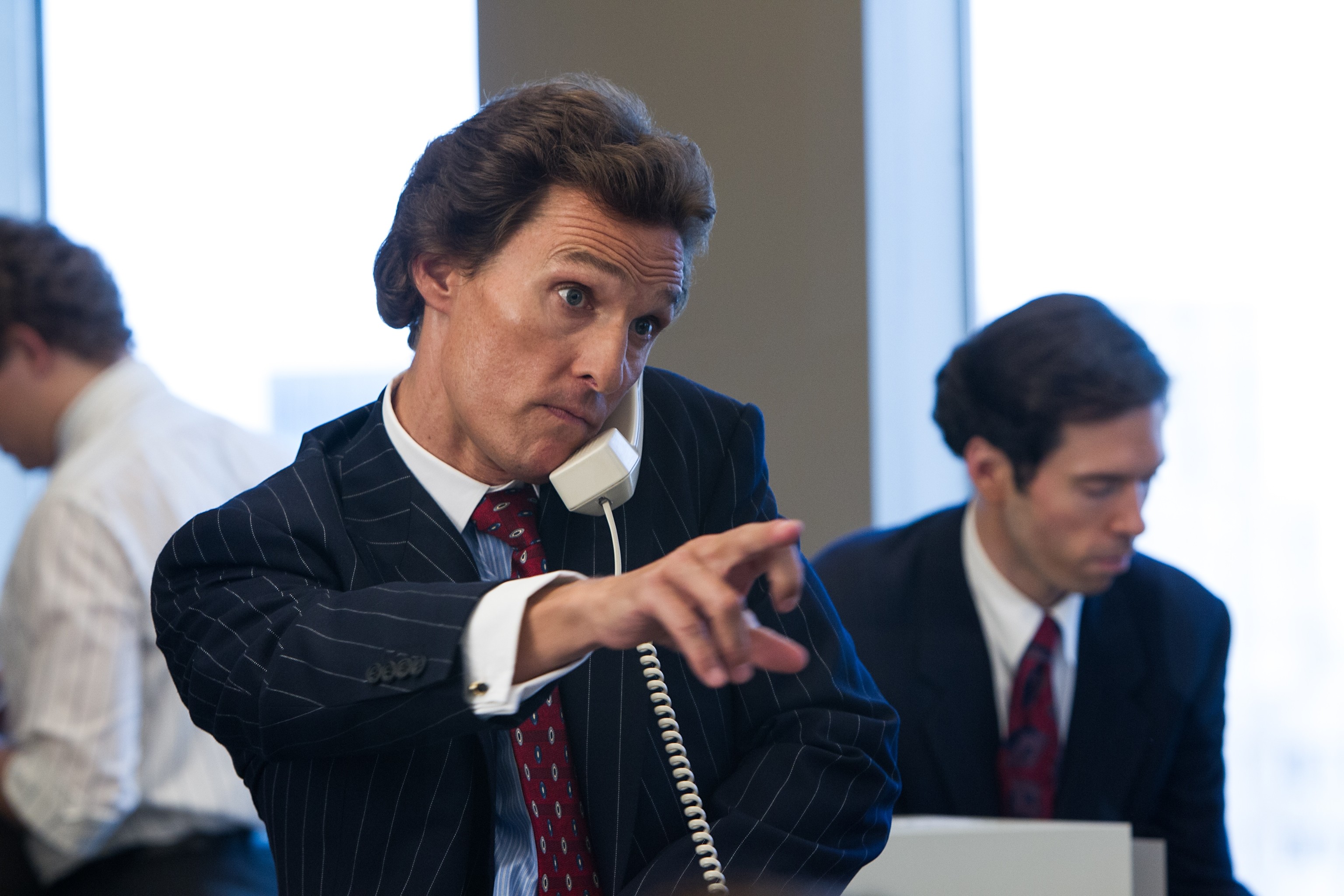 Matthew McConaughey, Mark Hanna, The Wolf of Wall Street, Telefono, sfondo Windows 11