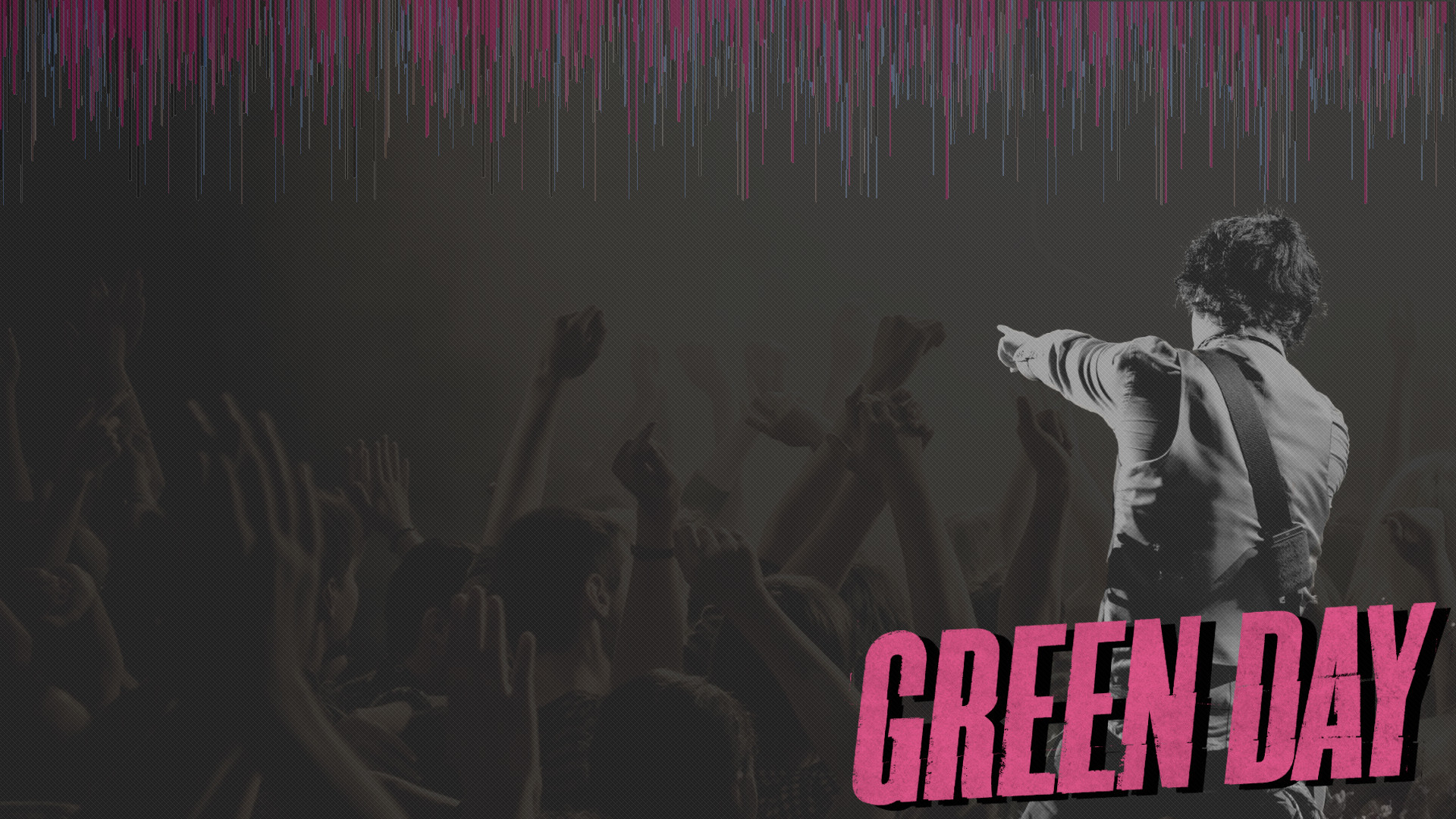 Billie Joe Armstrong, Green Day, Concerto, Folla, 16:9 Full HD, wallpaper widescreen