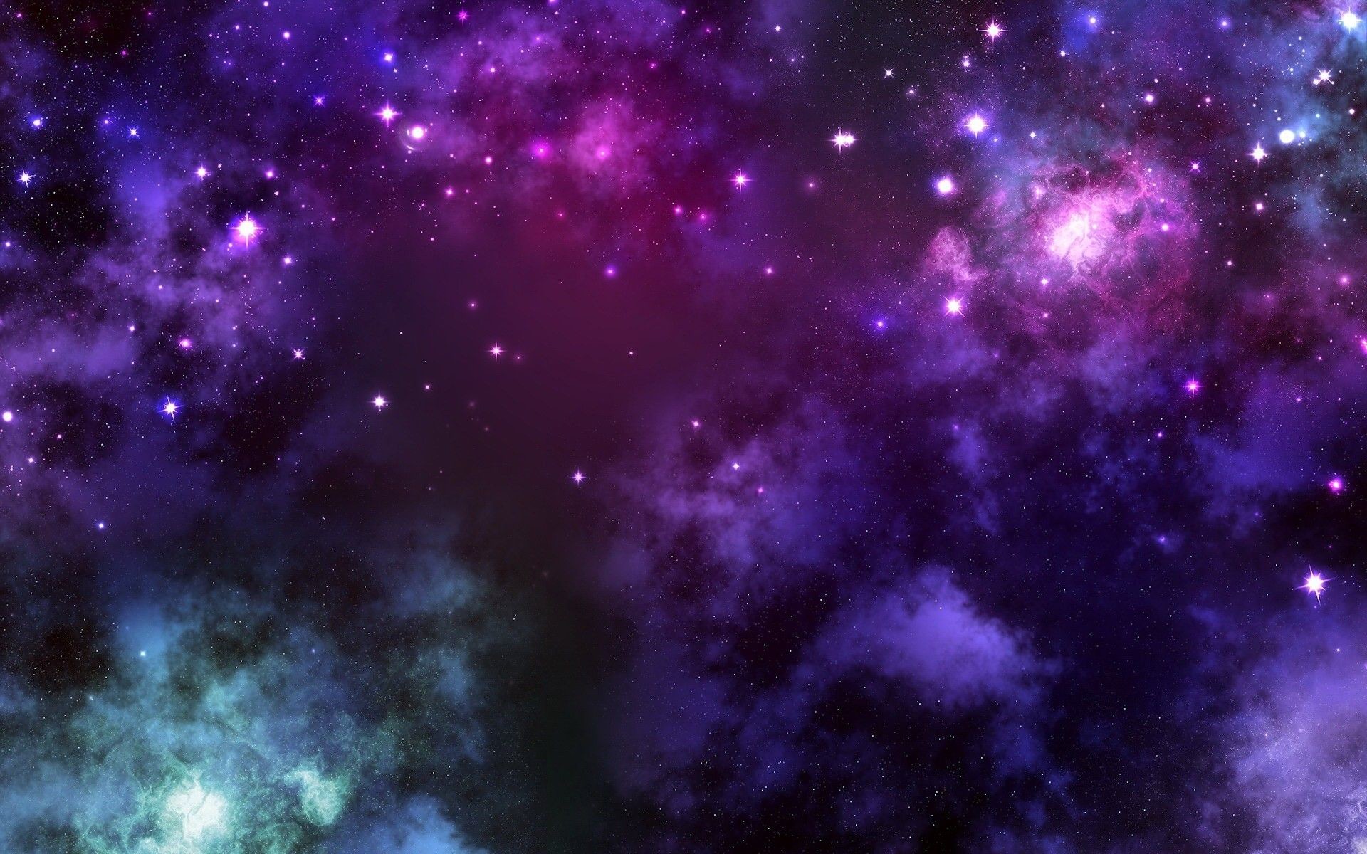 Nebulosa, Spazio, Viola, Stelle, 16:10 Full HD, sfondo widescreen