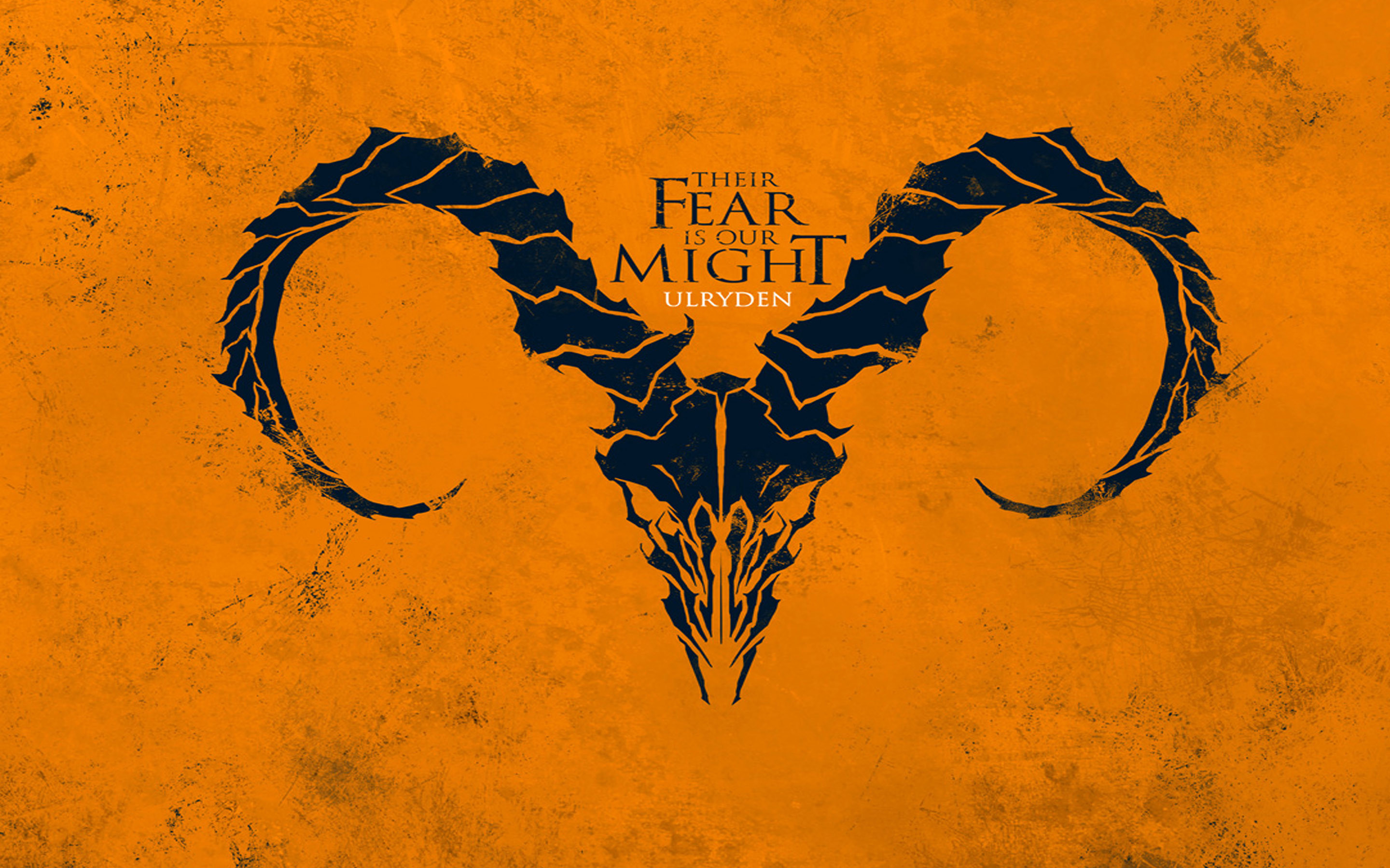 Sigillo di Casa Ulryden, Fan art, Il Trono di Spade, Arancione, 2K, sfondo Windows 11