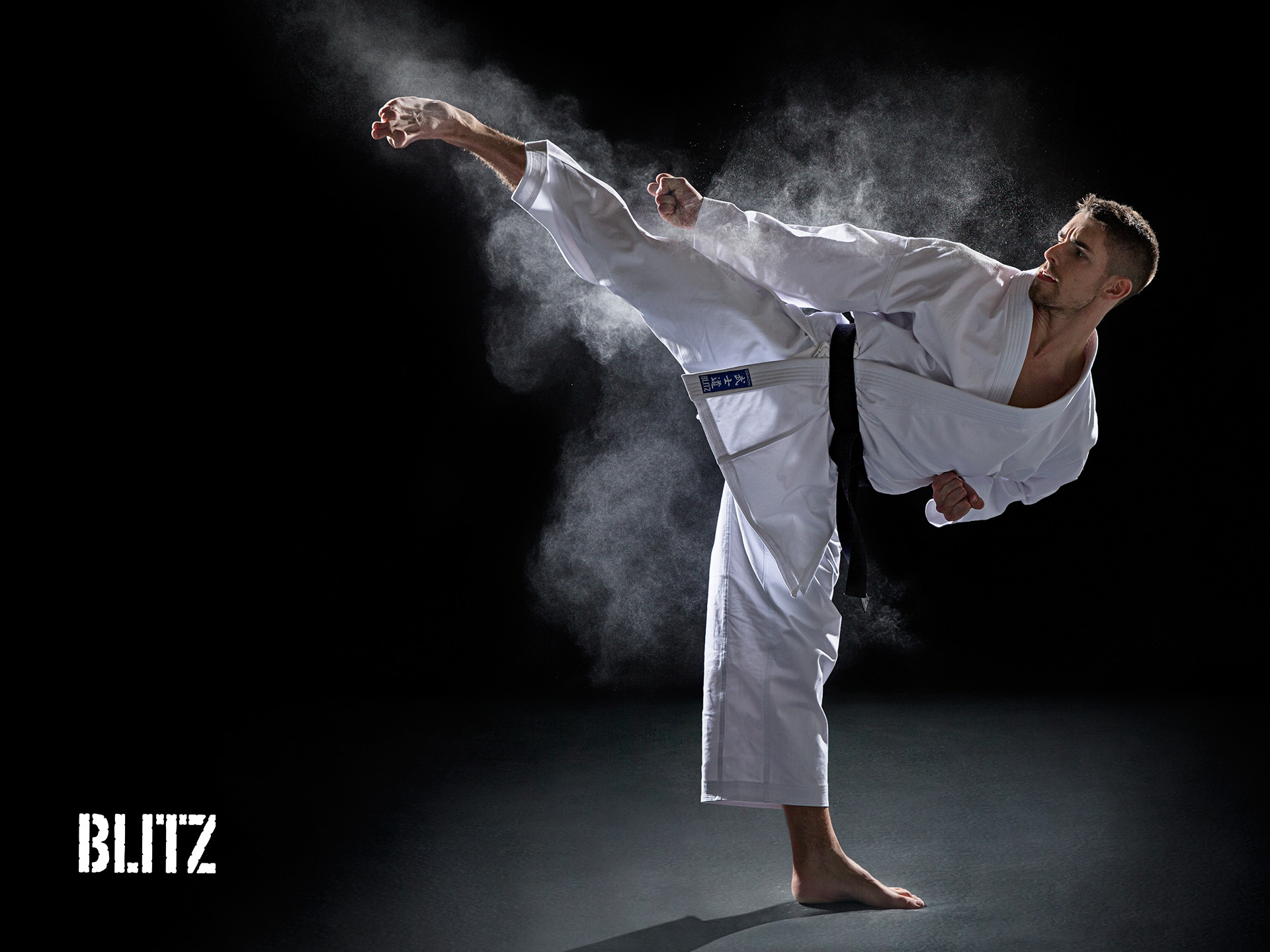 Karate, Calcio, Karategi, Blitz, Polvere, Full HD, schermata di blocco iPad