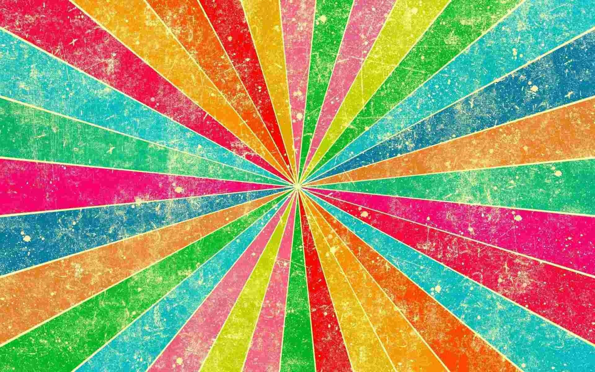 Raggi colorati, Arcobaleno, Retrò, Grunge, 1920x1200, immagine di sfondo