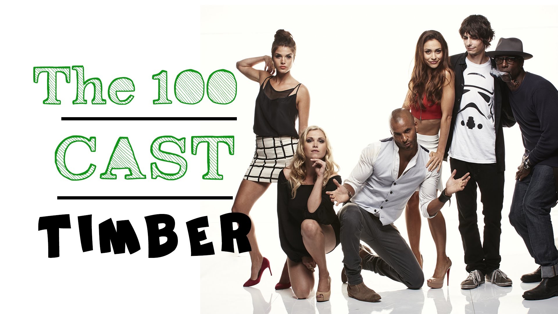 The 100, Cast, Timber, Sfondo bianco, 1920x1080, wallpaper desktop