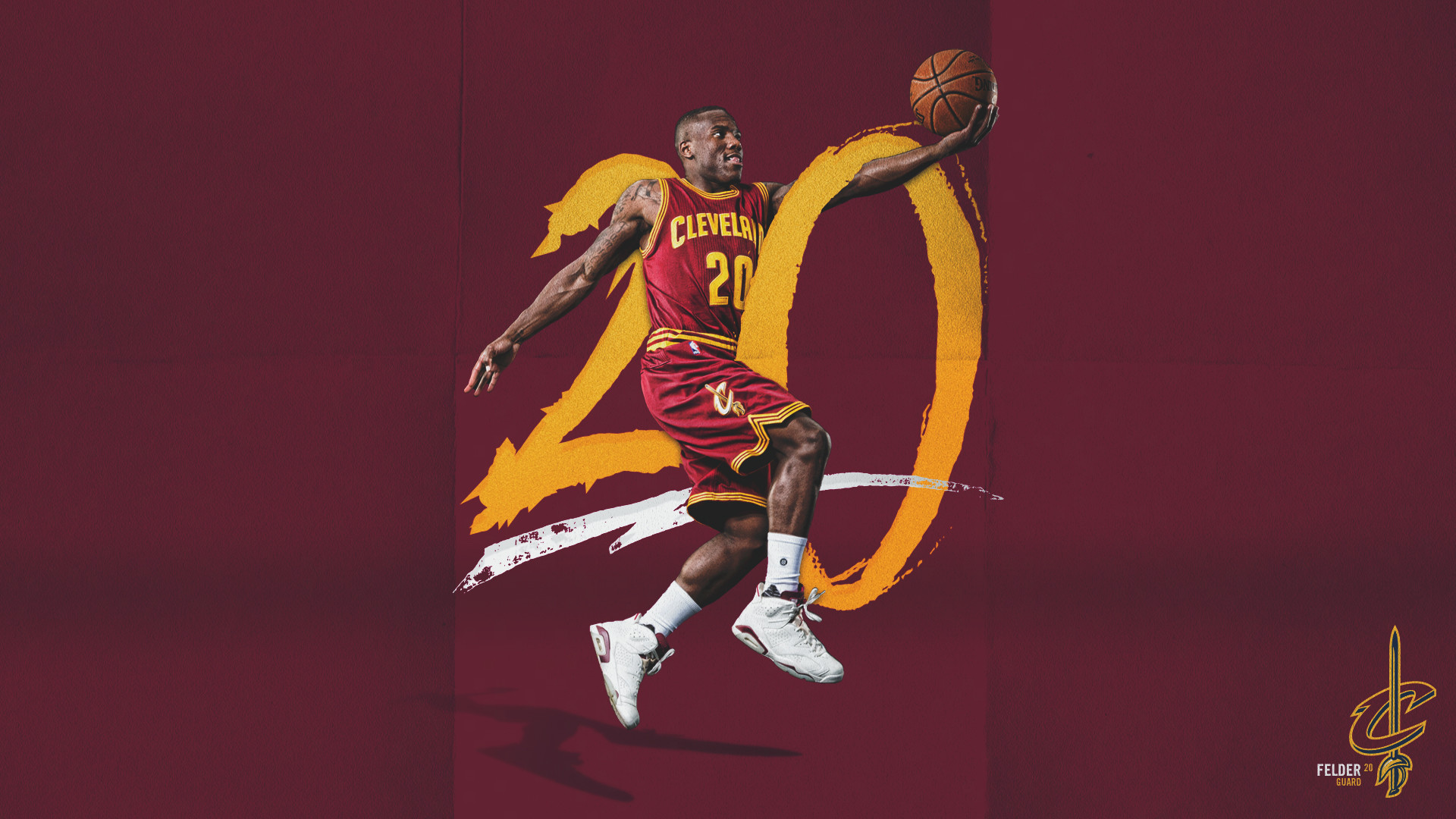 LeBron James, Cleveland Cavaliers, Schiacciata, Numero 23, 1920x1080, sfondo per PC