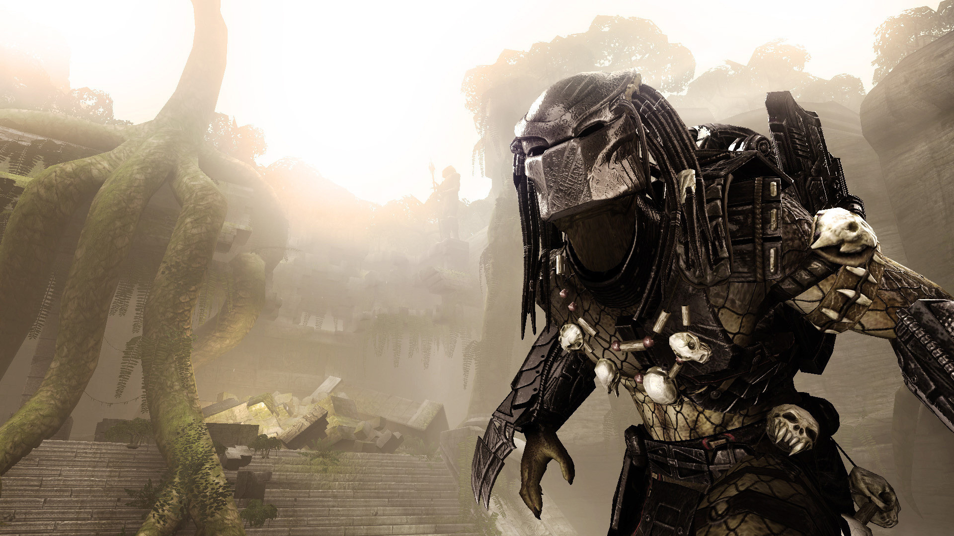 Predator, Alieno, Rovine, Full HD, sfondo desktop