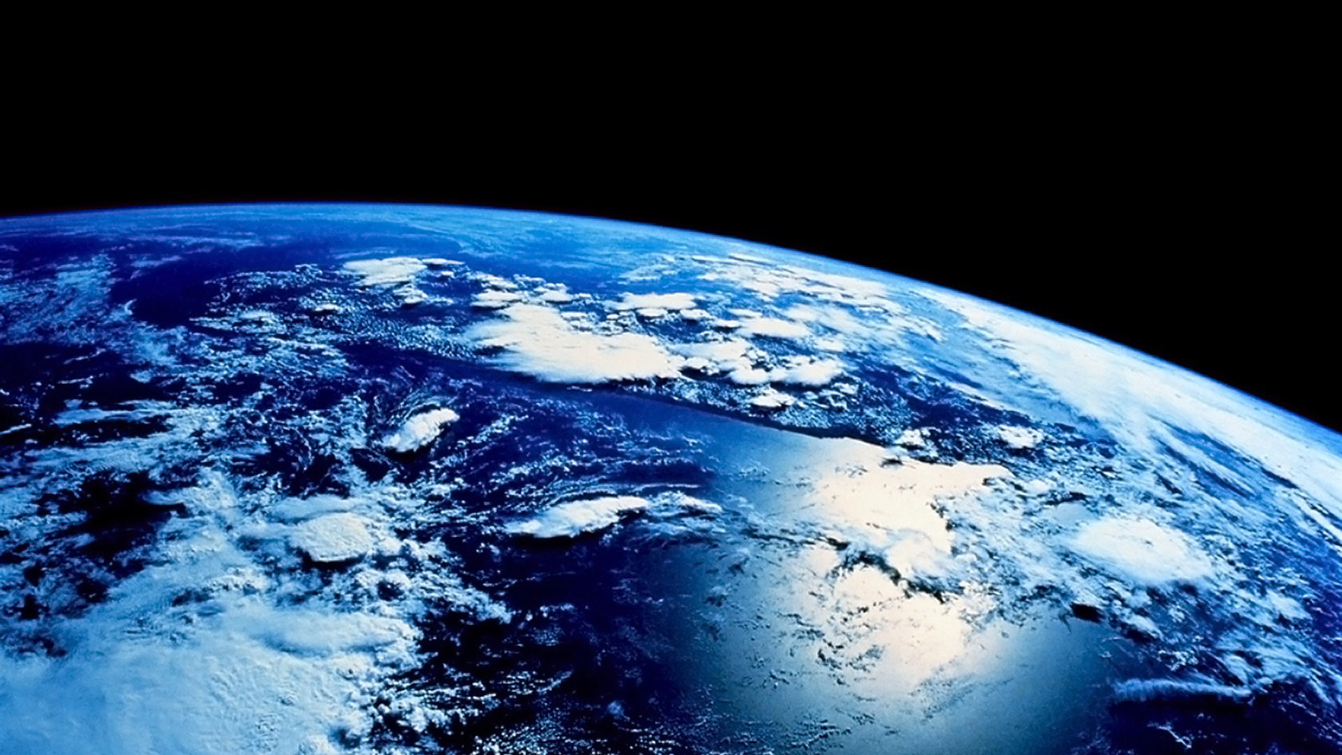 Terra, Nuvole, Oceano, Vista orbitale, Full HD 1080p, sfondo desktop