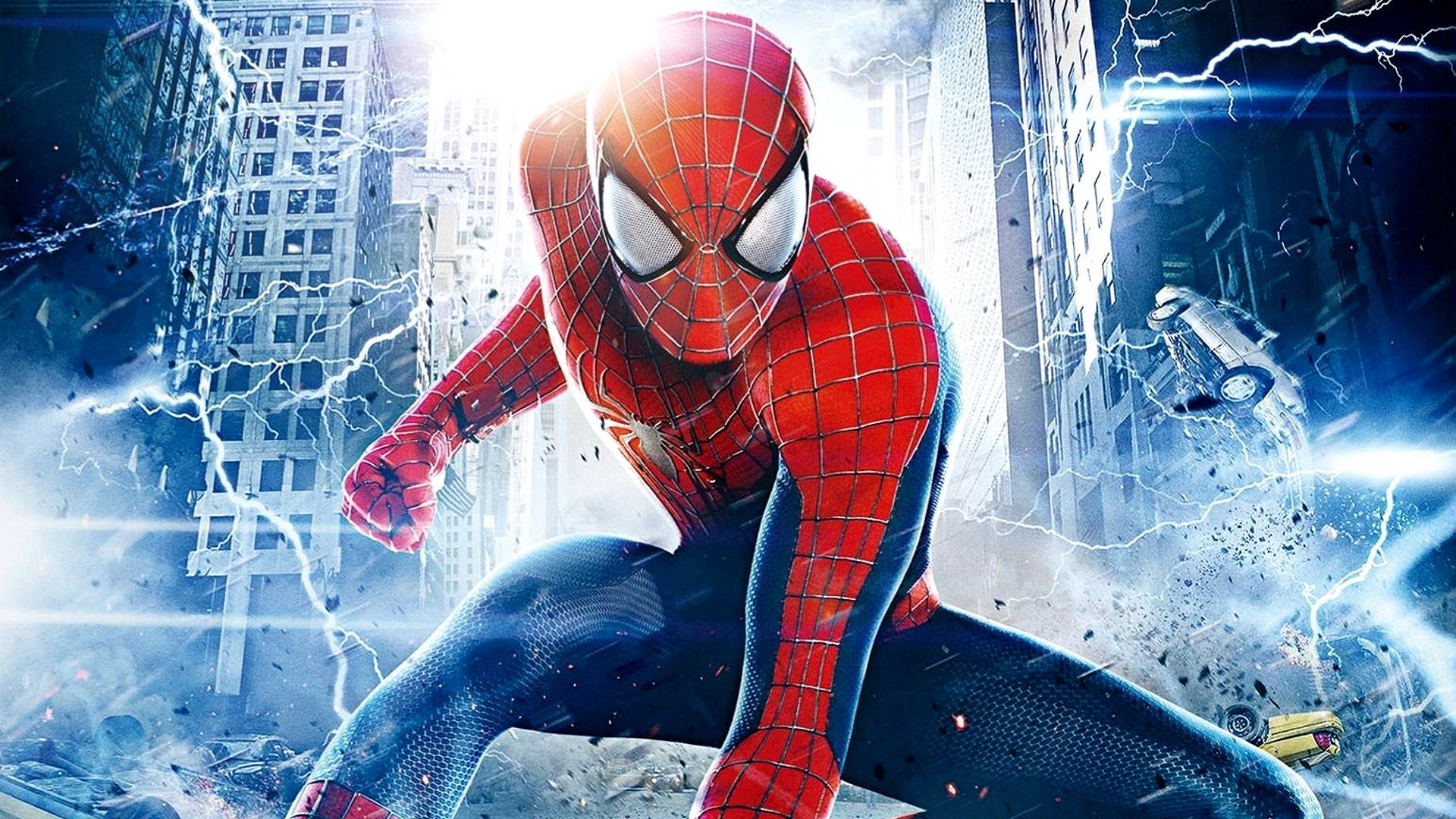 Spider-Man, The Amazing Spider-Man 2, Electro, Marvel, Full HD, sfondo per PC