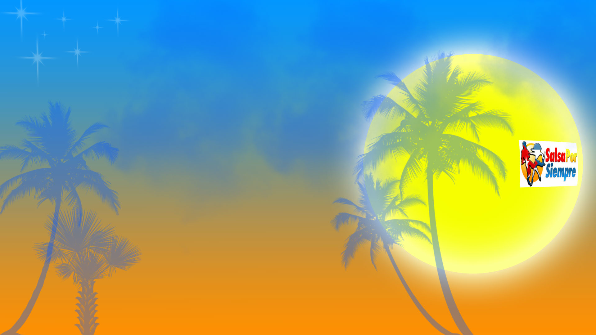 Salsa, Palme, Sole, Tropicale, Full HD, sfondo Windows 11