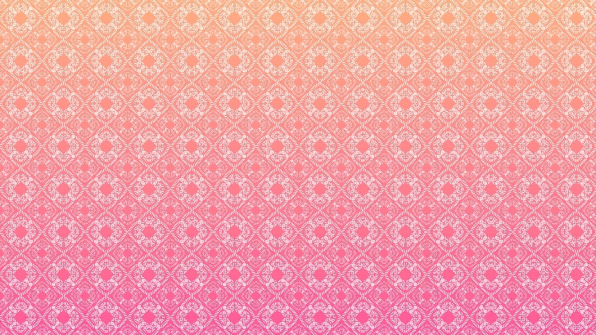 Pattern, Rosa, Pesca, Gradiente, Full HD 1080p, sfondo desktop