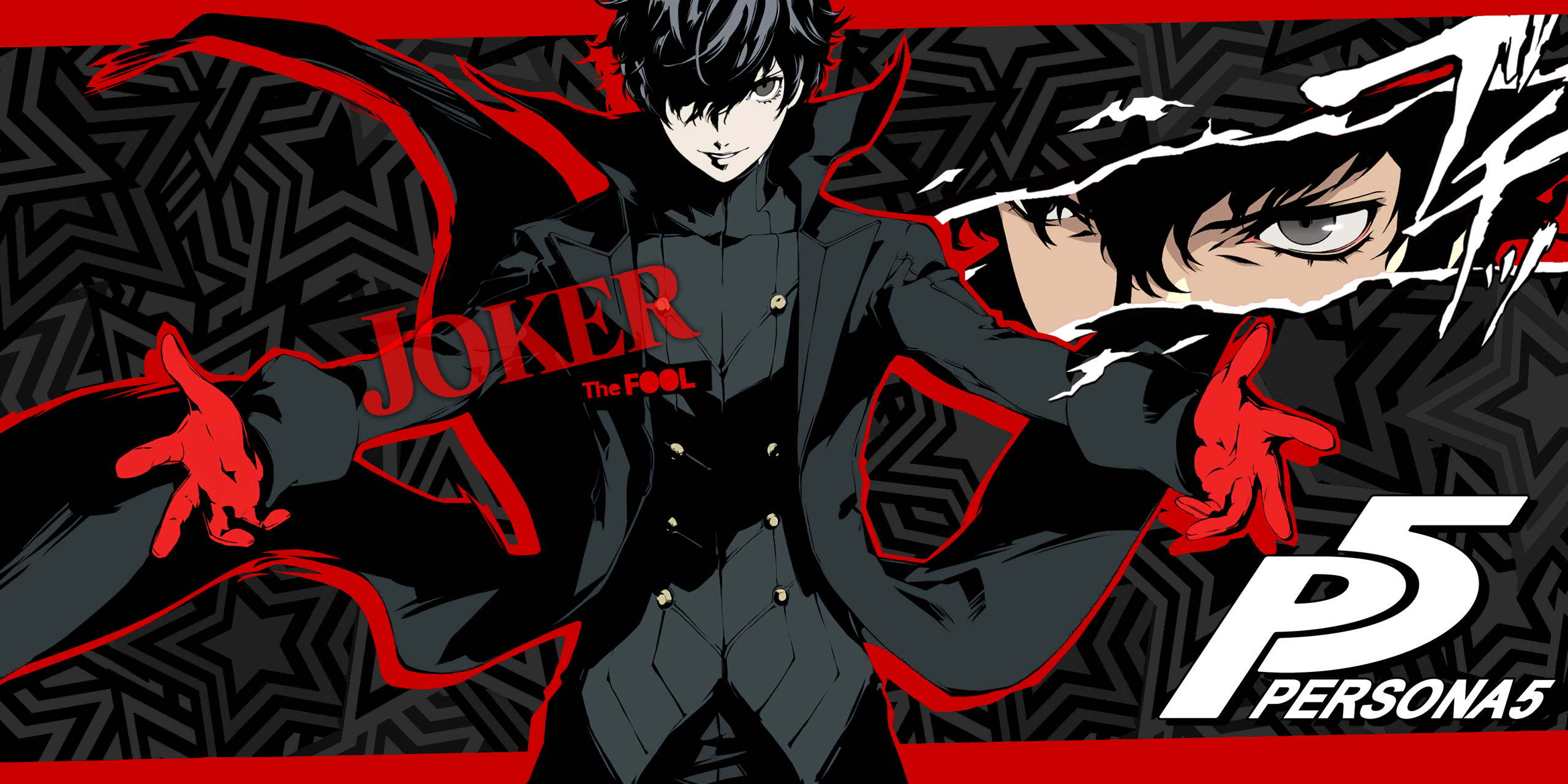 Joker, The Fool, Persona 5, Logo, 2K, sfondo per PC e portatile
