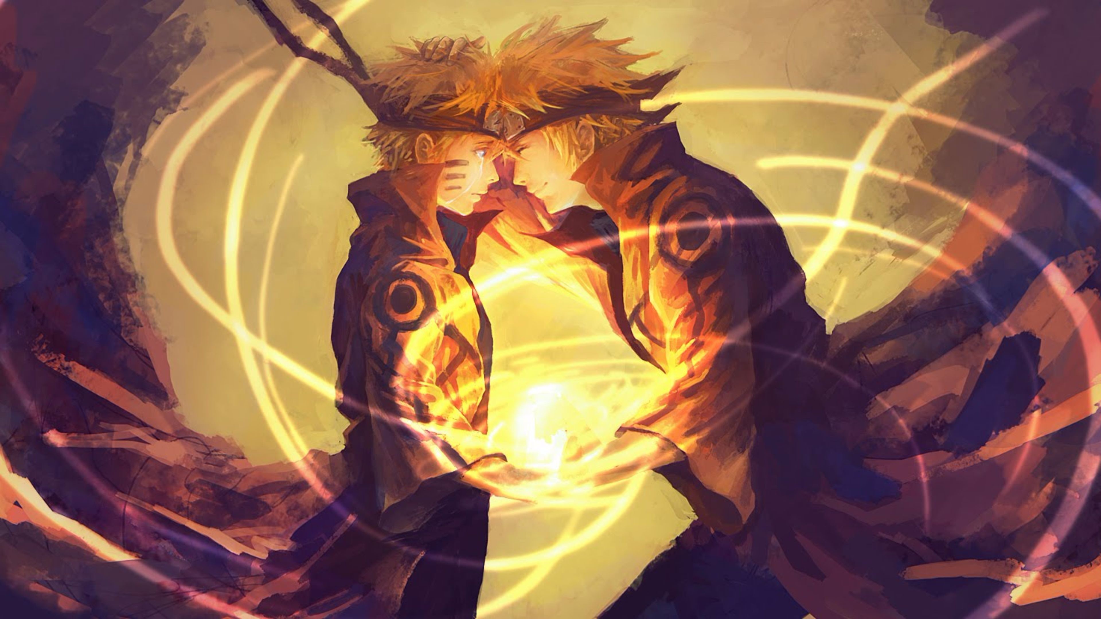 Naruto Uzumaki, Modalità Chakra della Volpe, Naruto Shippuden, Chakra, sfondo 4K per PC