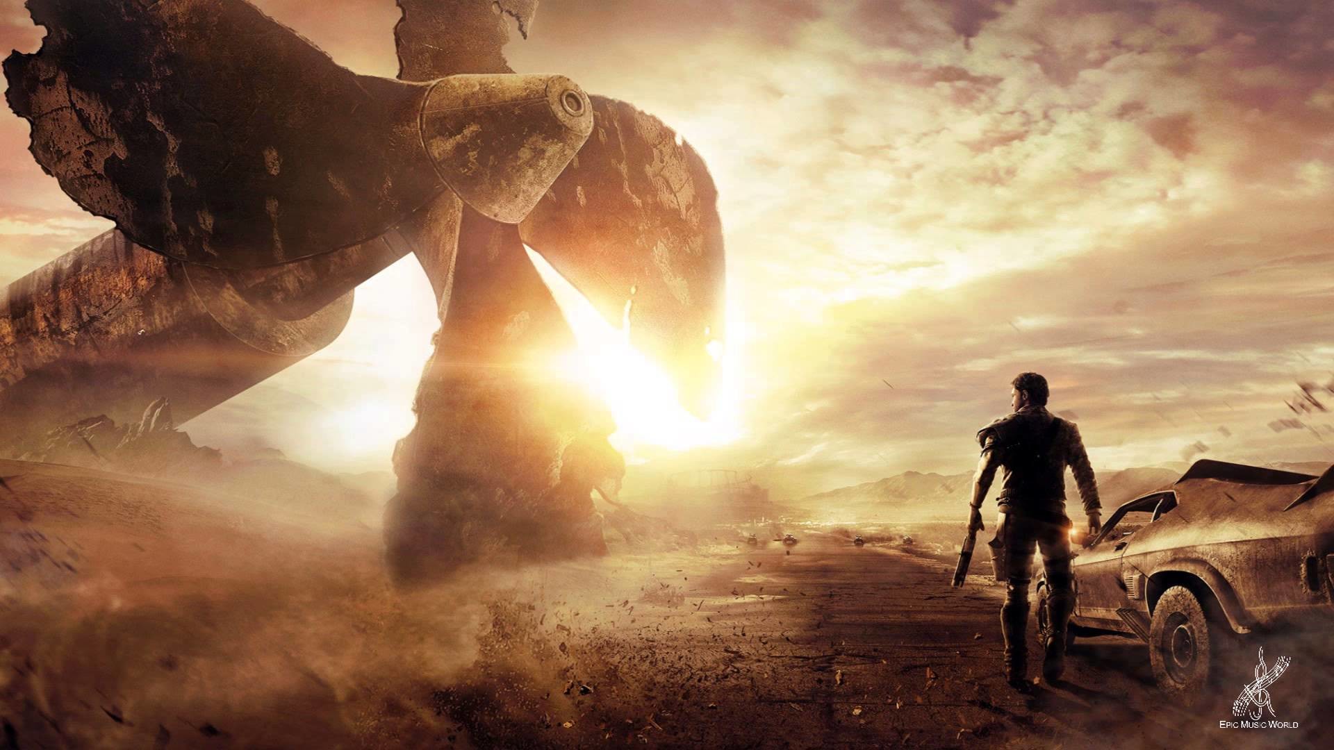 Mad Max, Max Rockatansky, Videogioco, Deserto, Tramonto, 1920x1080, immagine di sfondo
