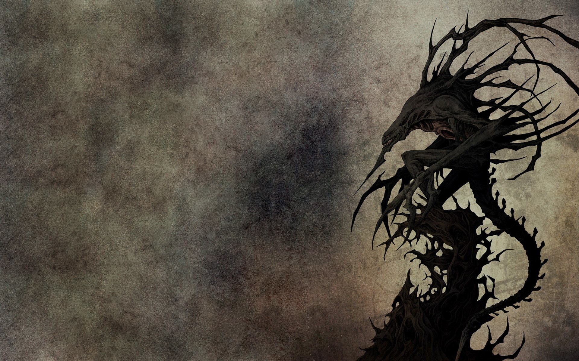 Magic: The Gathering, Silhouette, Creatura, Pergamena, 1920x1200, sfondo MacBook Pro