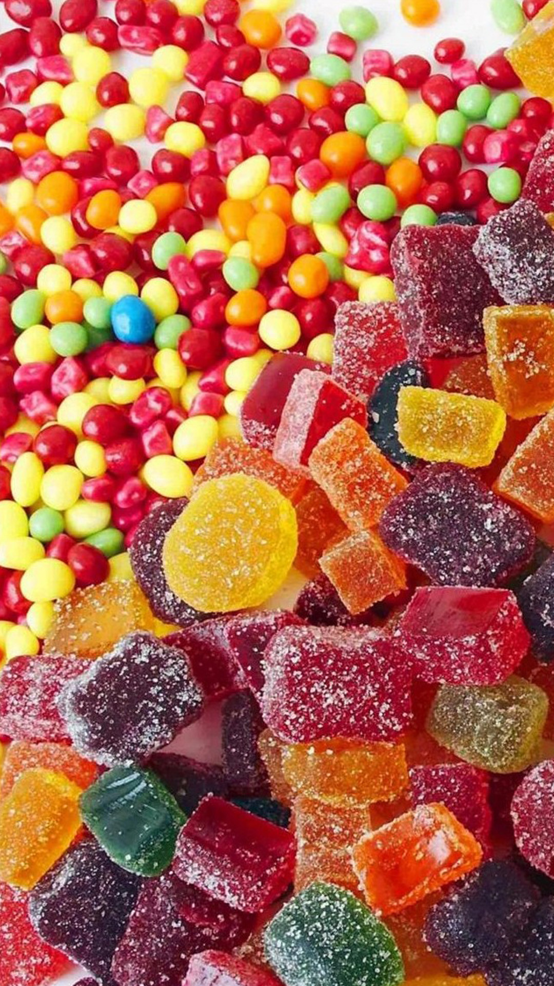 Caramelle, Gelatine, Colori, Full HD, sfondo iPhone