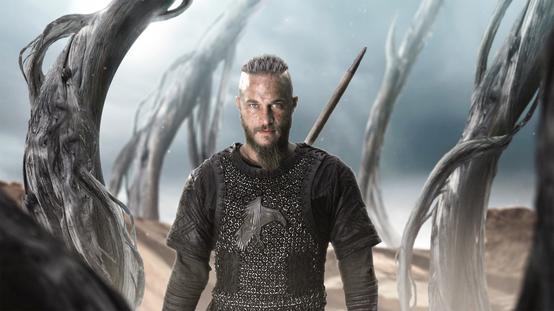 Ragnar Lothbrok, Vikings, Cotta di maglia, Full HD, sfondo Windows 11
