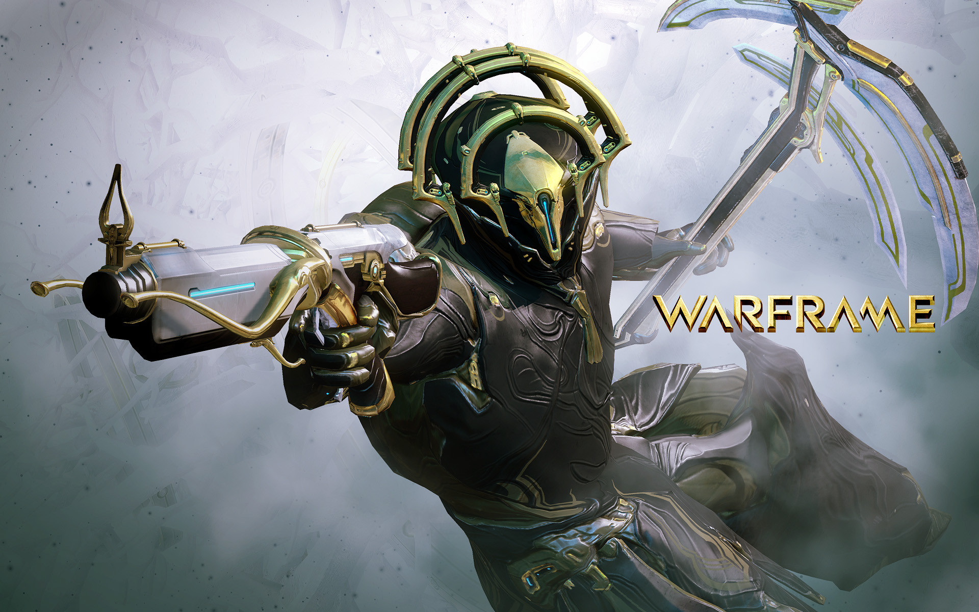 Excalibur Prime, Warframe, Oro, Fucile, 1920x1200, immagine di sfondo