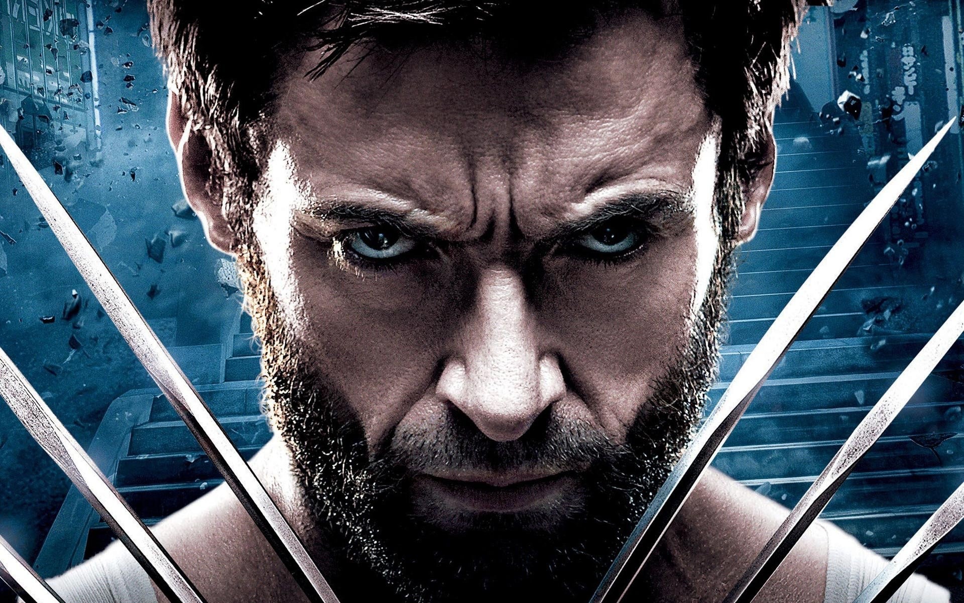 Wolverine, Hugh Jackman, Artigli, Primo piano, 1920x1200, immagine di sfondo