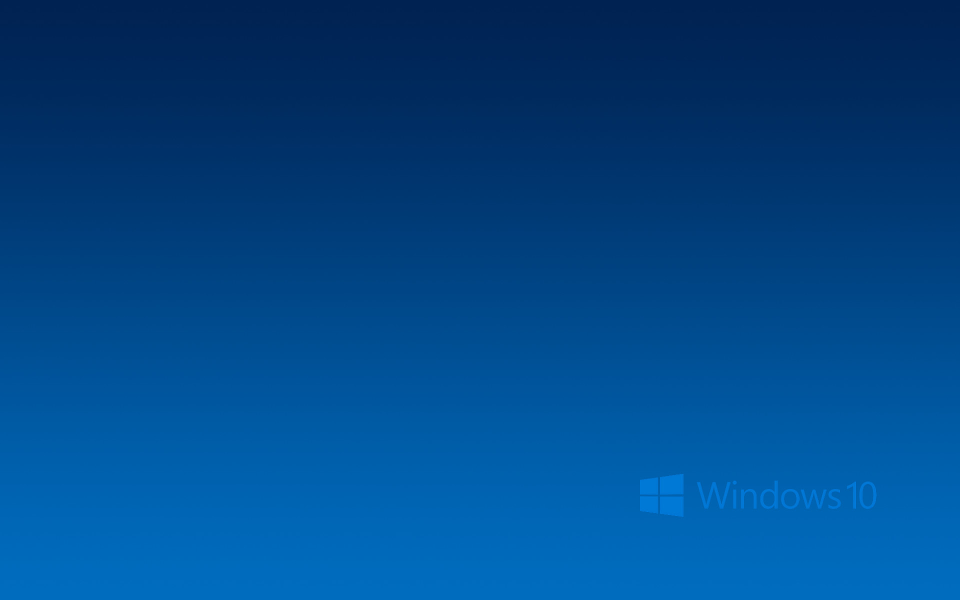 Windows 10, Sfondo blu, Minimalista, 1920x1200, wallpaper desktop