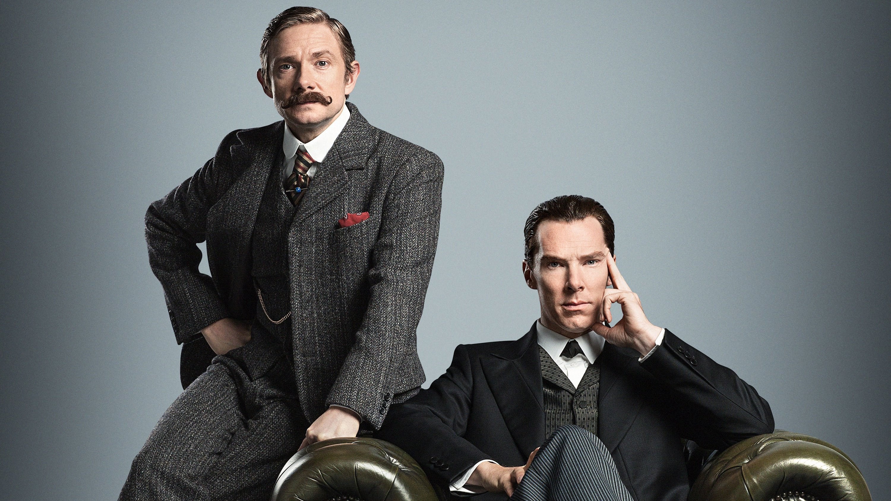 Sherlock: L'abominevole sposa, Martin Freeman, Benedict Cumberbatch, John Watson, Sherlock Holmes, Epoca vittoriana, wallpaper 2K