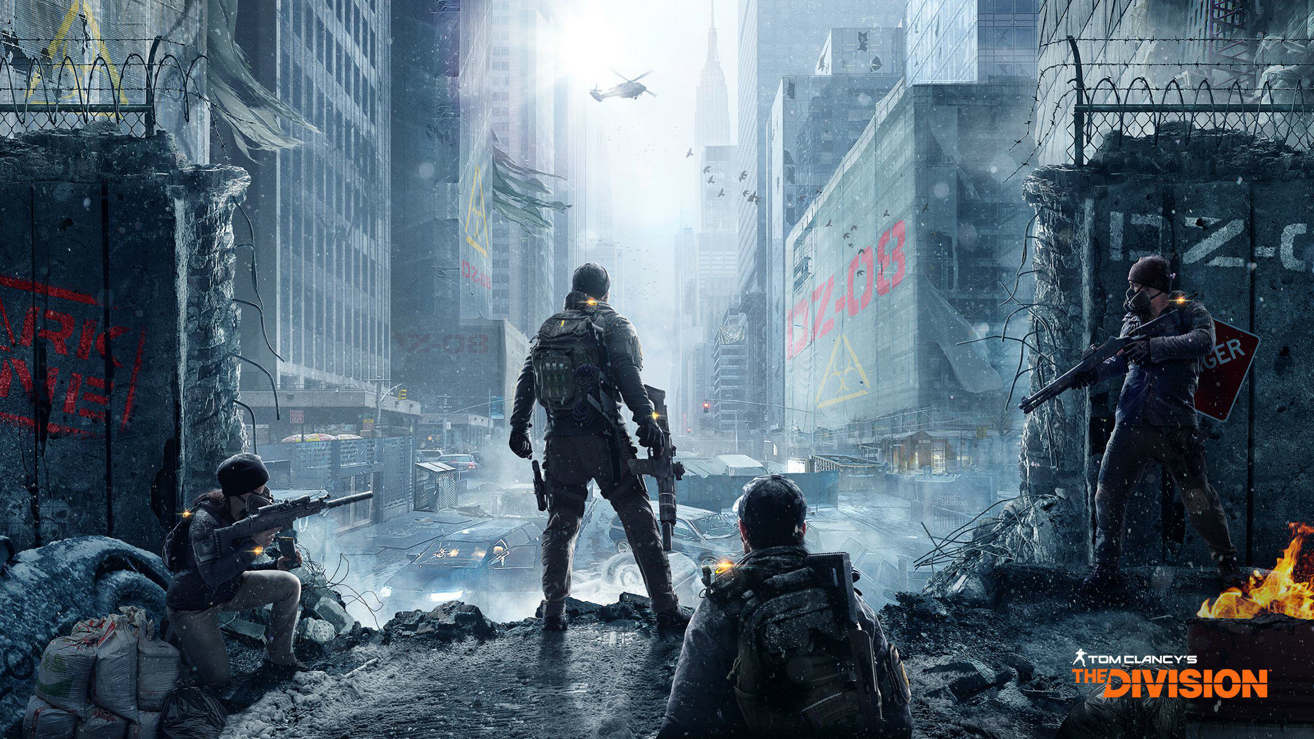 Tom Clancy's The Division, Dark Zone, New York, Agenti, 2560x1440, wallpaper desktop