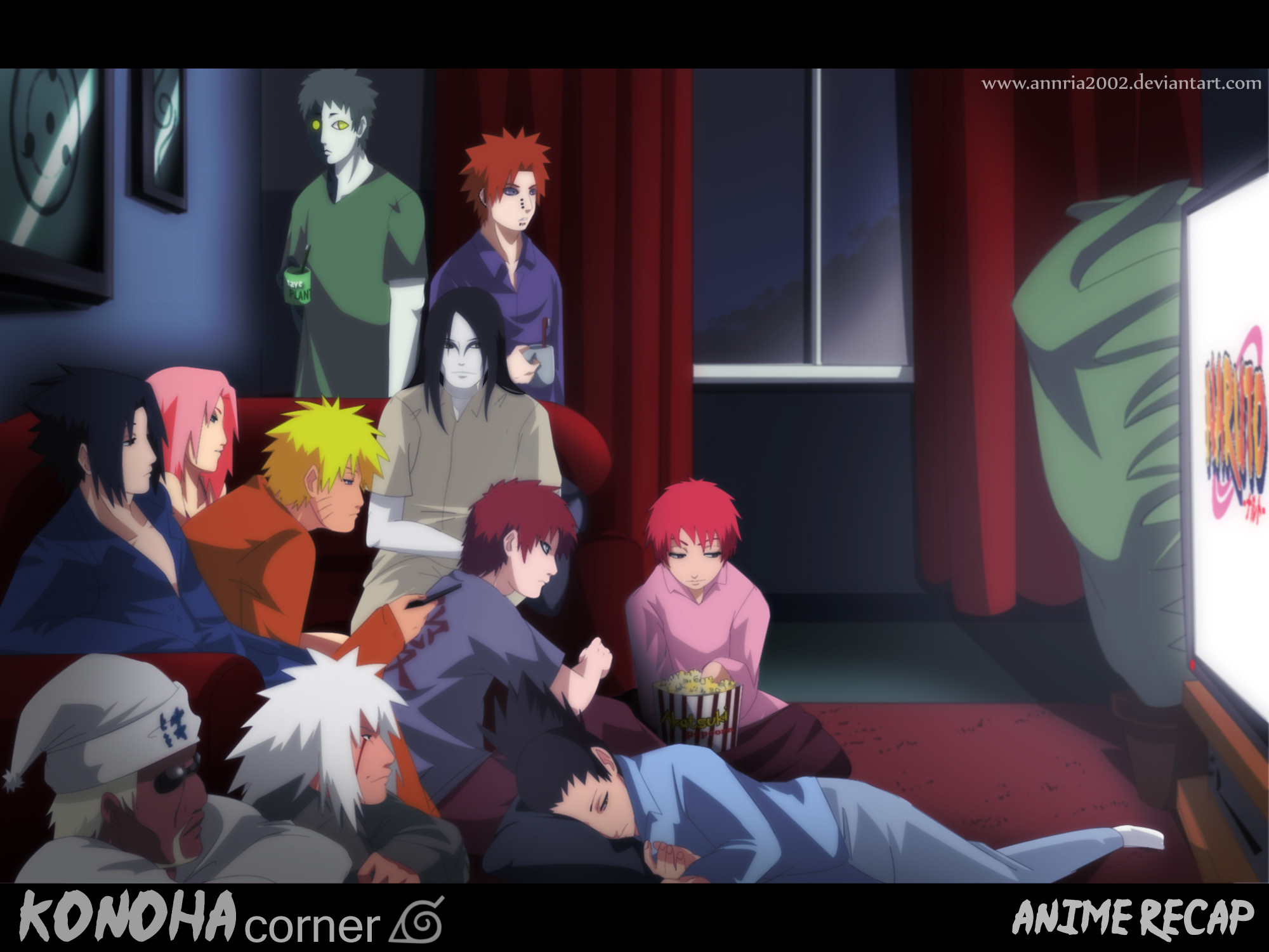 Sasuke Uchiha, Naruto Uzumaki, Sakura Haruno, Konoha, Fanart, Full HD, sfondo per iPad e tablet