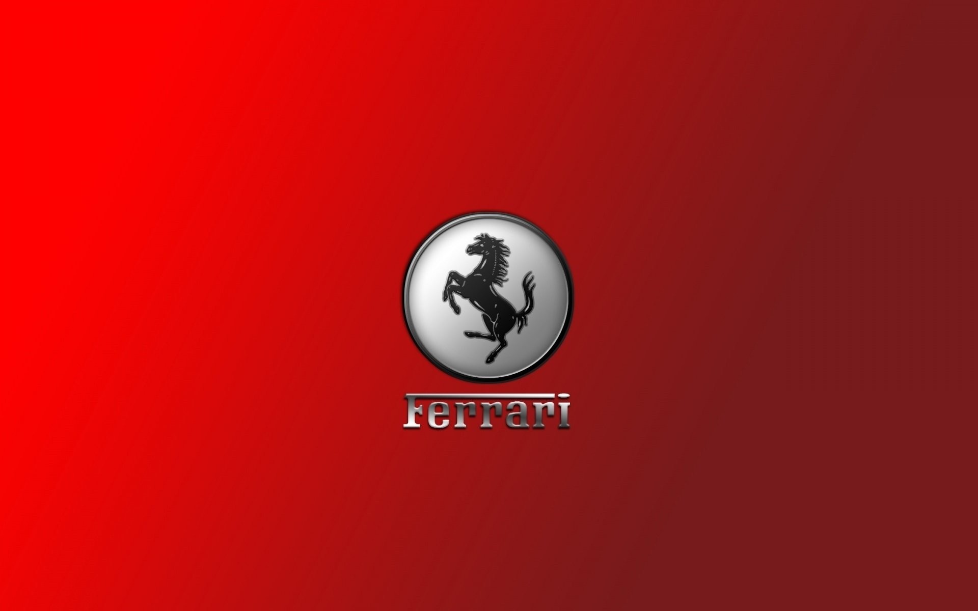 Cavallino rampante, Logo Ferrari, Ferrari, Sfondo rosso, Full HD, wallpaper per computer