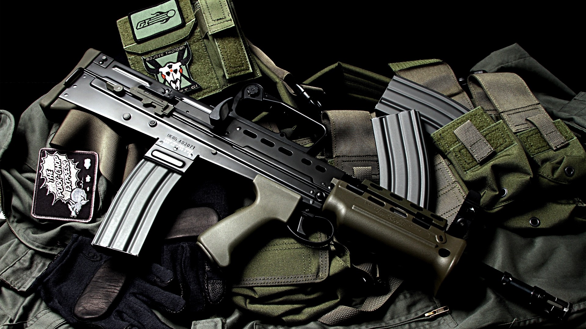 SA80, Fucile d'assalto, Equipaggiamento militare, Mimetica, immagine di sfondo PC