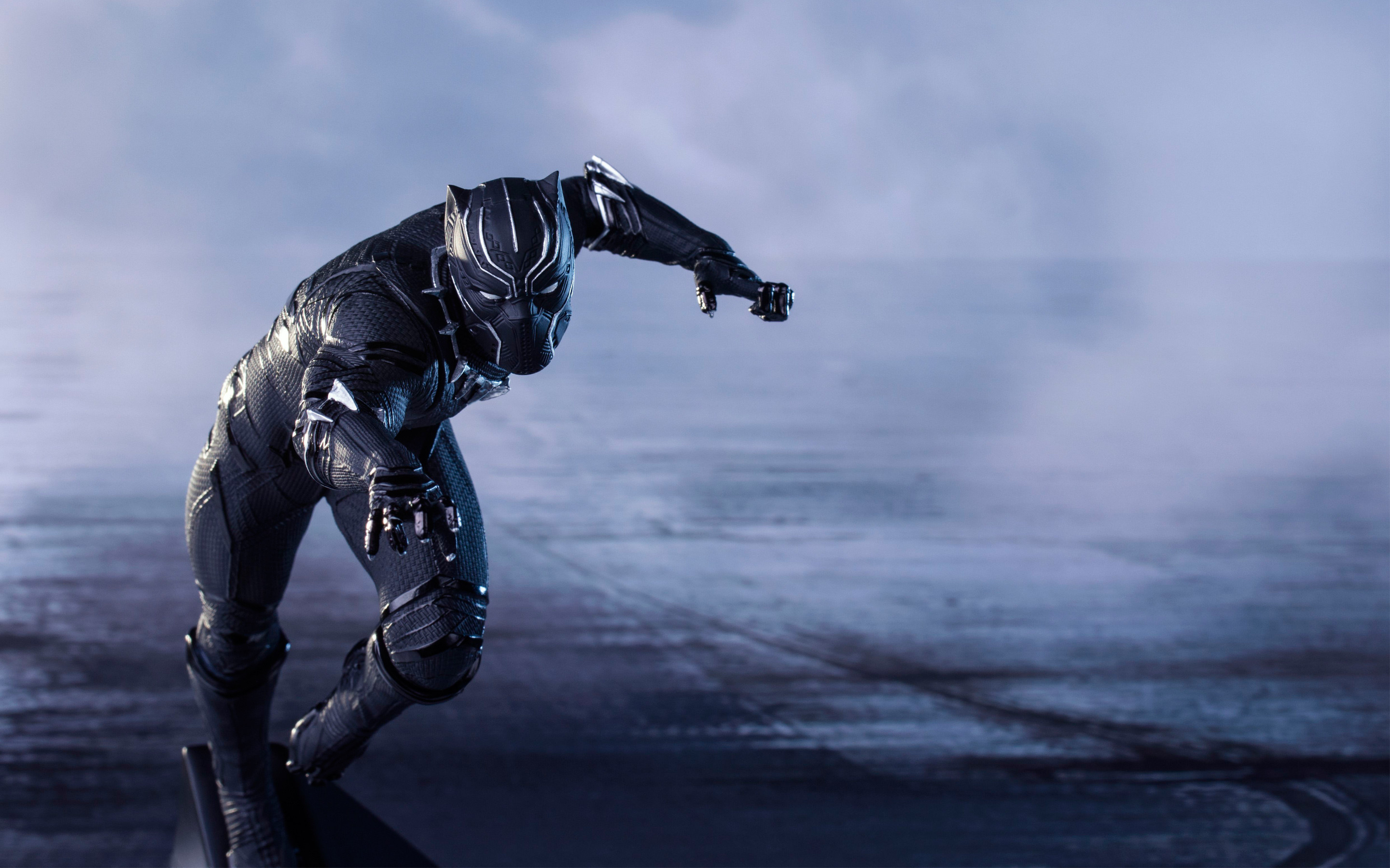Black Panther, Marvel, Supereroe, Nebbia, 2K, wallpaper per computer
