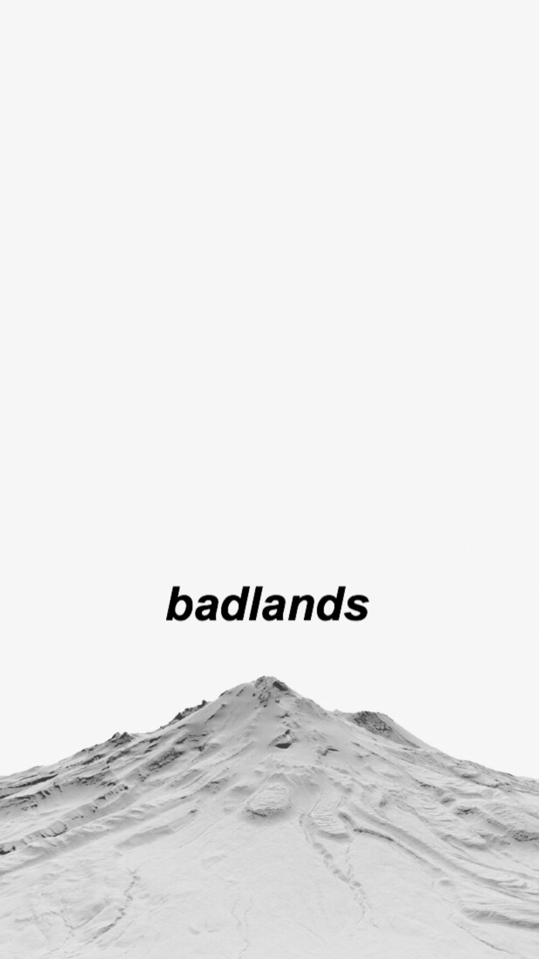 Badlands, Halsey, Montagna, Minimalismo, schermata Home iPhone 6